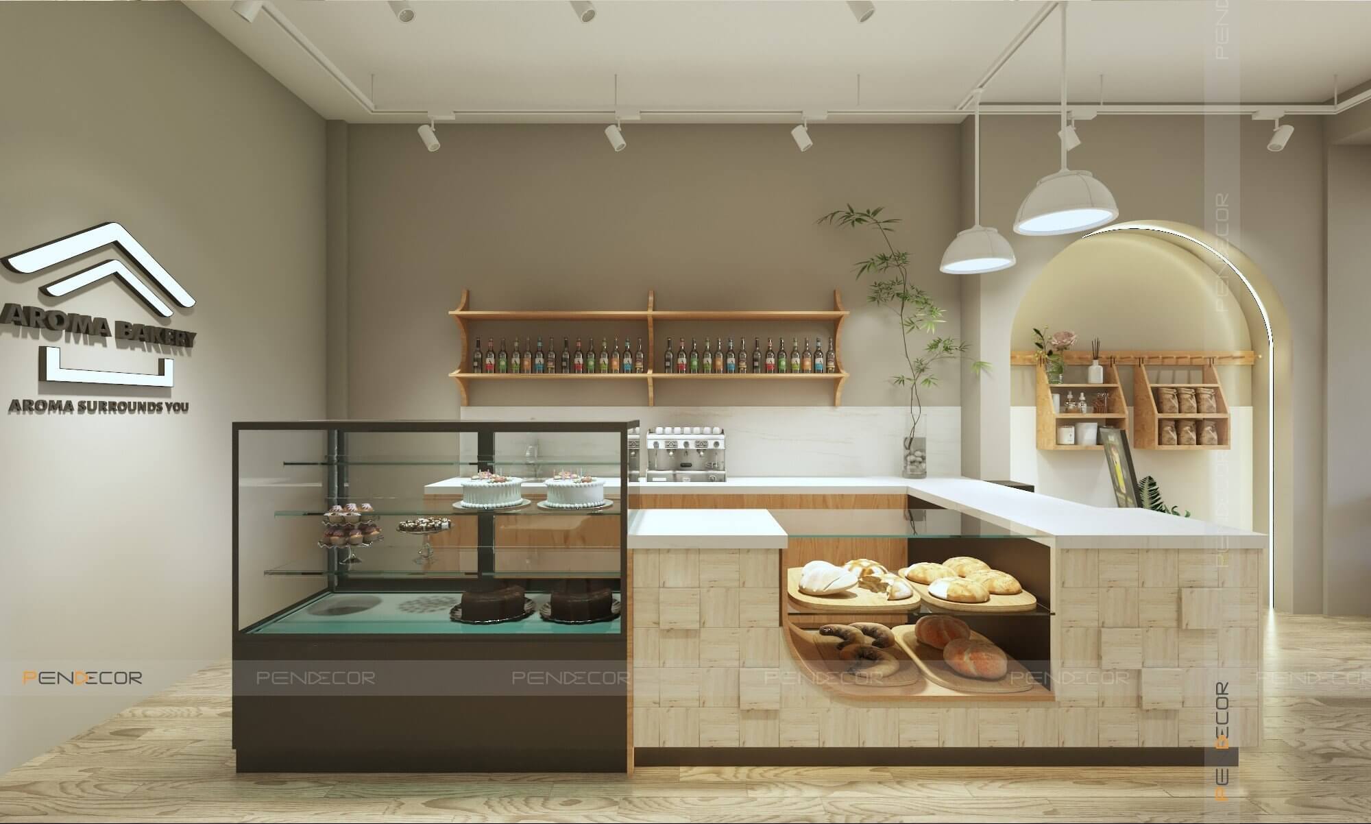 Thiết Kế Tiệm Bánh Aroma Bakery