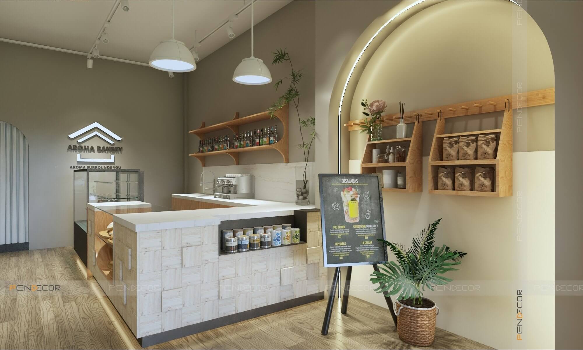 Thiết Kế Tiệm Bánh Aroma Bakery