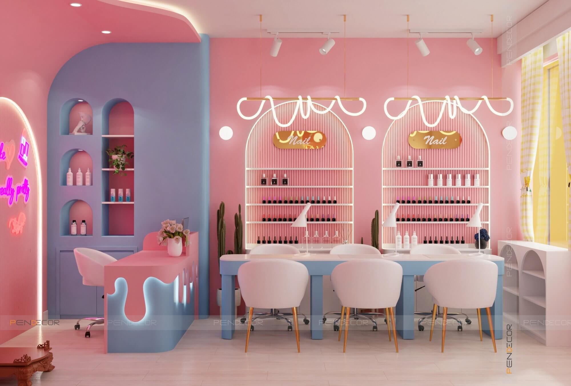 Thiết Kế Shop Khuê Nail & Makeup