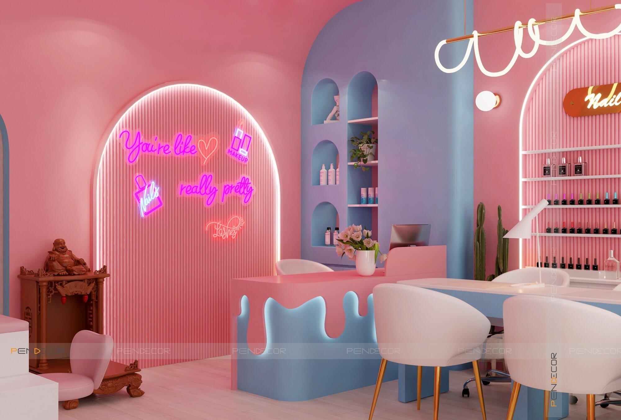 Thiết Kế Shop Khuê Nail & Makeup