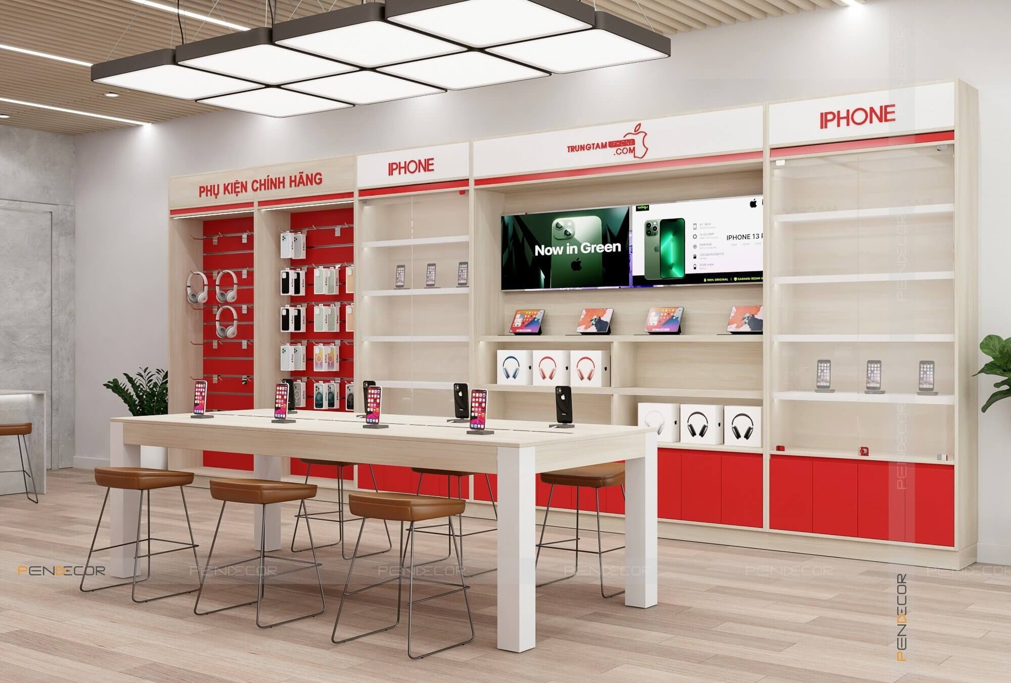 Thiết Kế Shop Điện Thoại TRUNGTAMIPHONE.COM