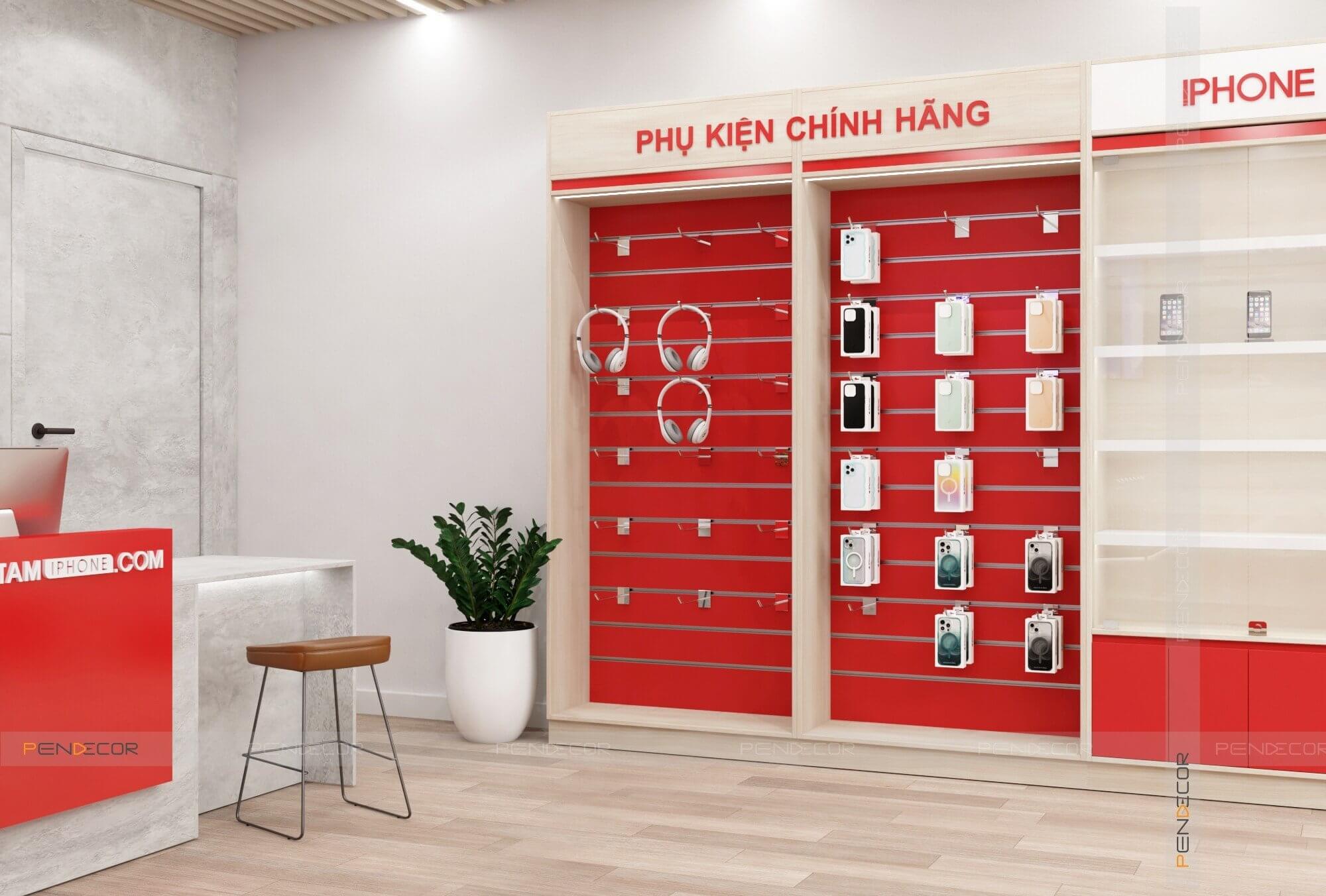 Thiết Kế Shop Điện Thoại TRUNGTAMIPHONE.COM