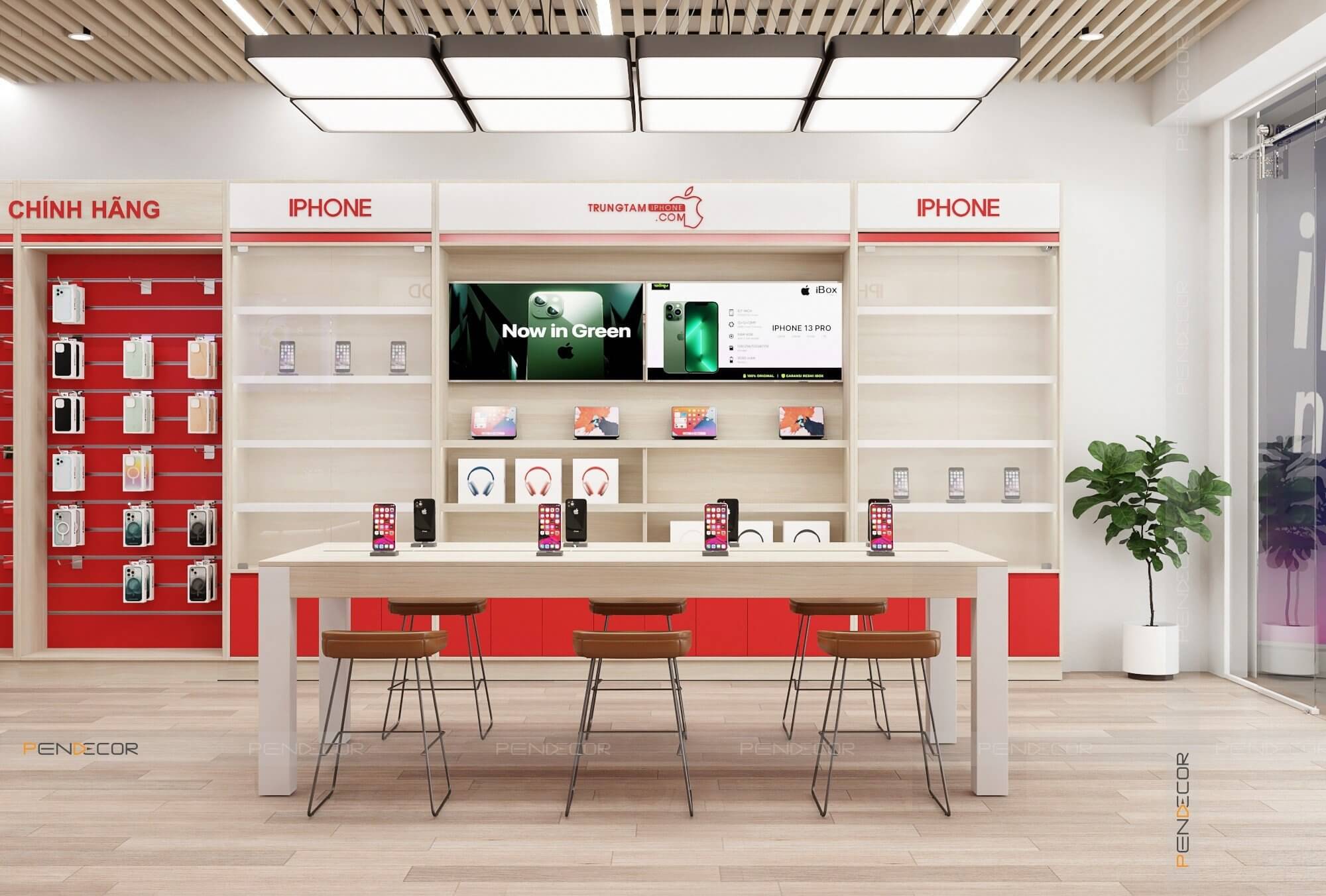 Thiết Kế Shop Điện Thoại TRUNGTAMIPHONE.COM