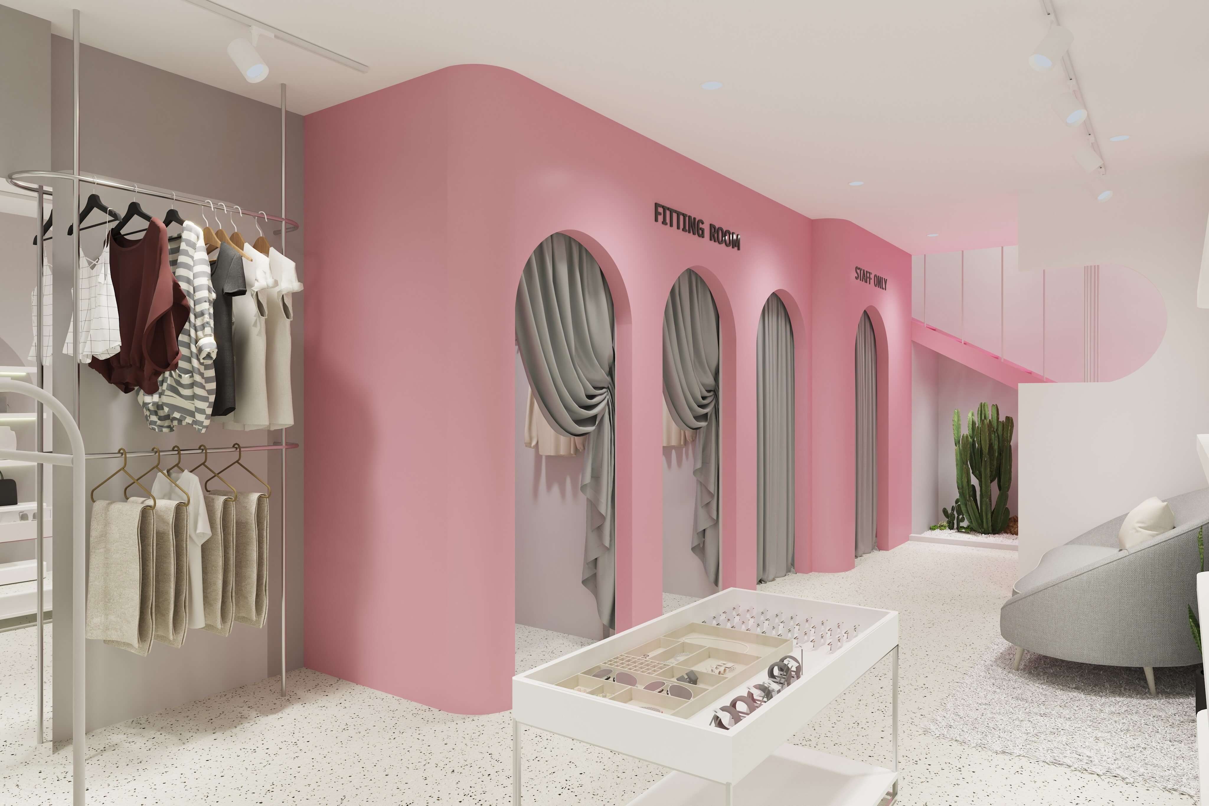 Thiết Kế Shop Thời Trang Nữ HTT Shop