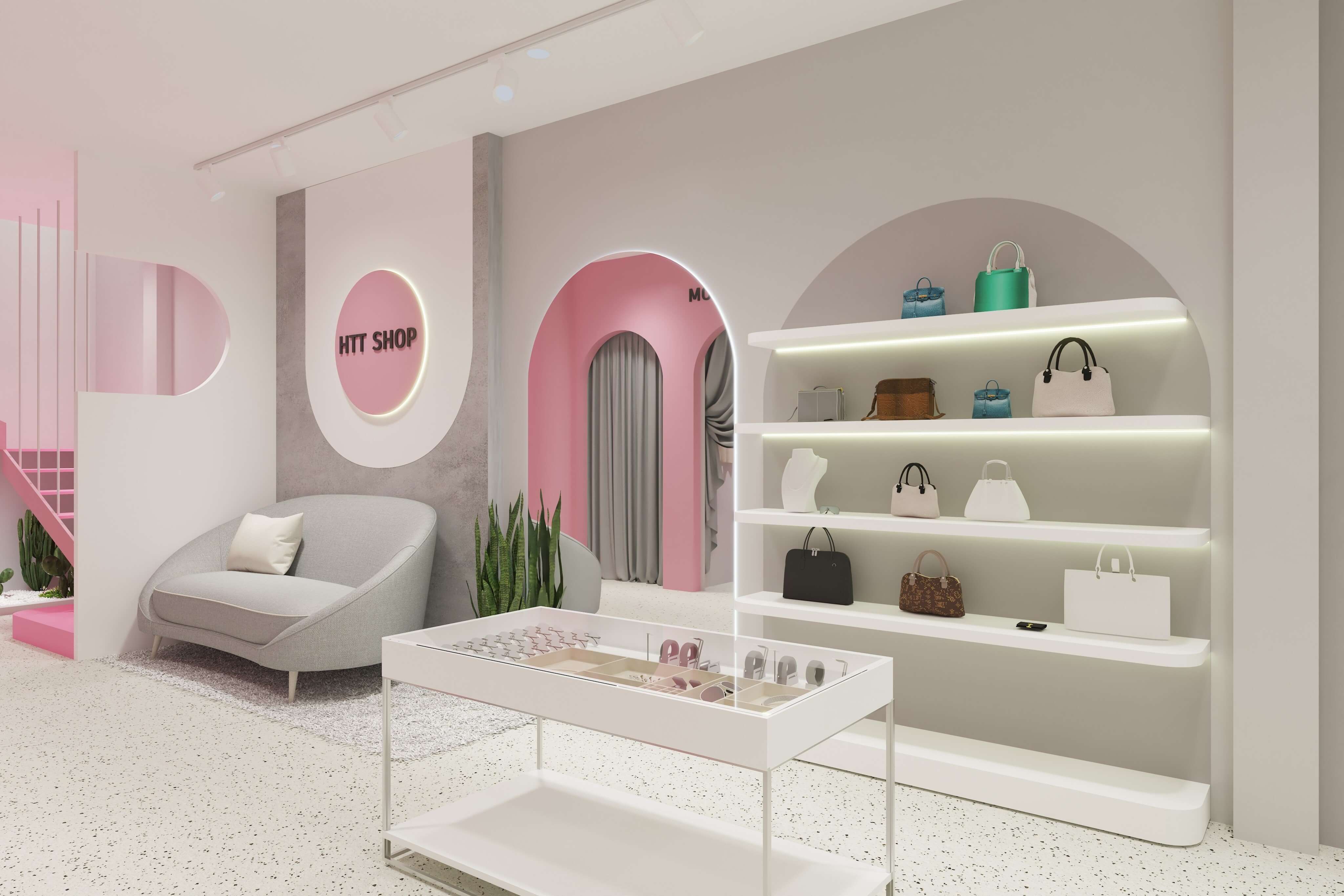 Thiết Kế Shop Thời Trang Nữ HTT Shop