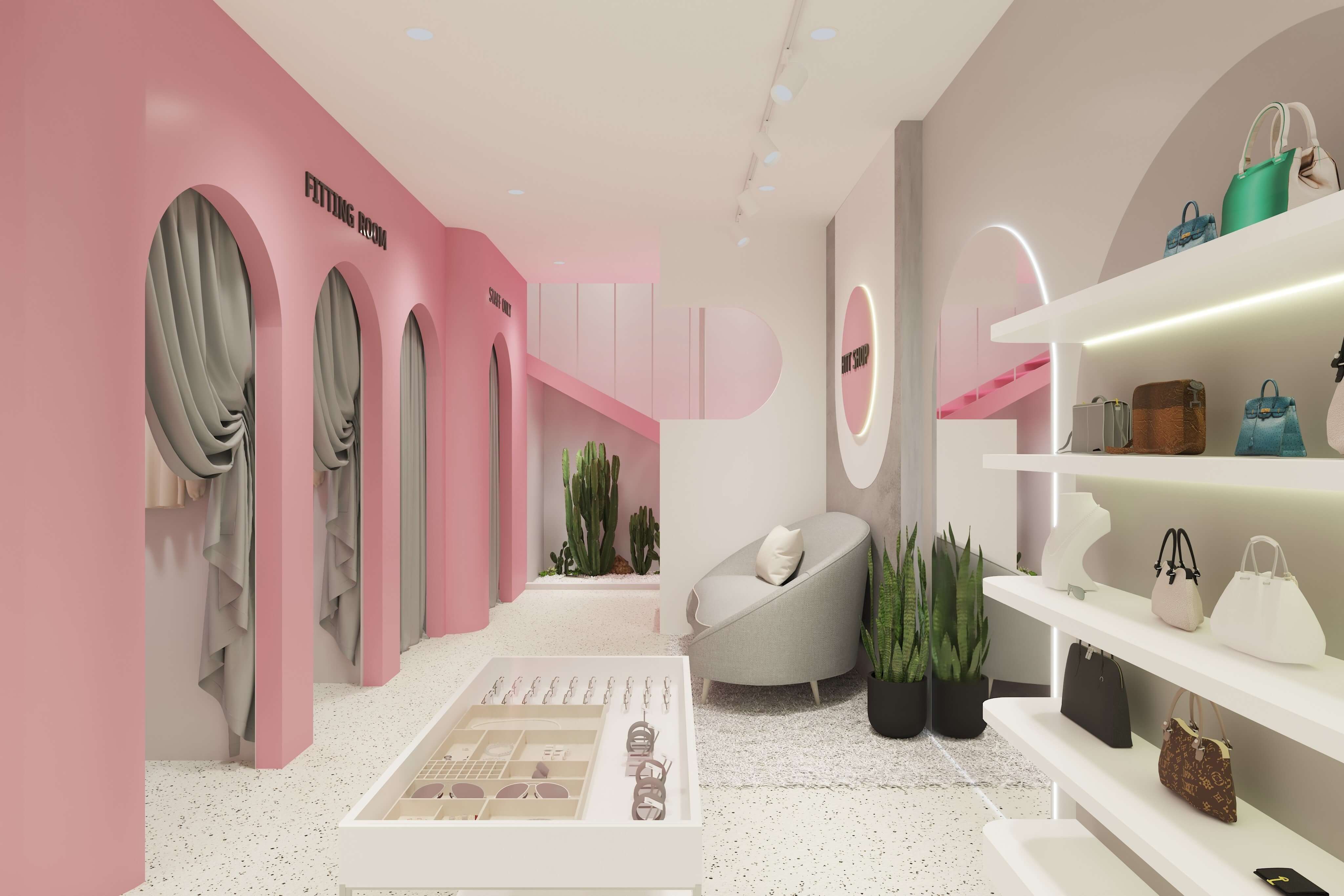 Thiết Kế Shop Thời Trang Nữ HTT Shop