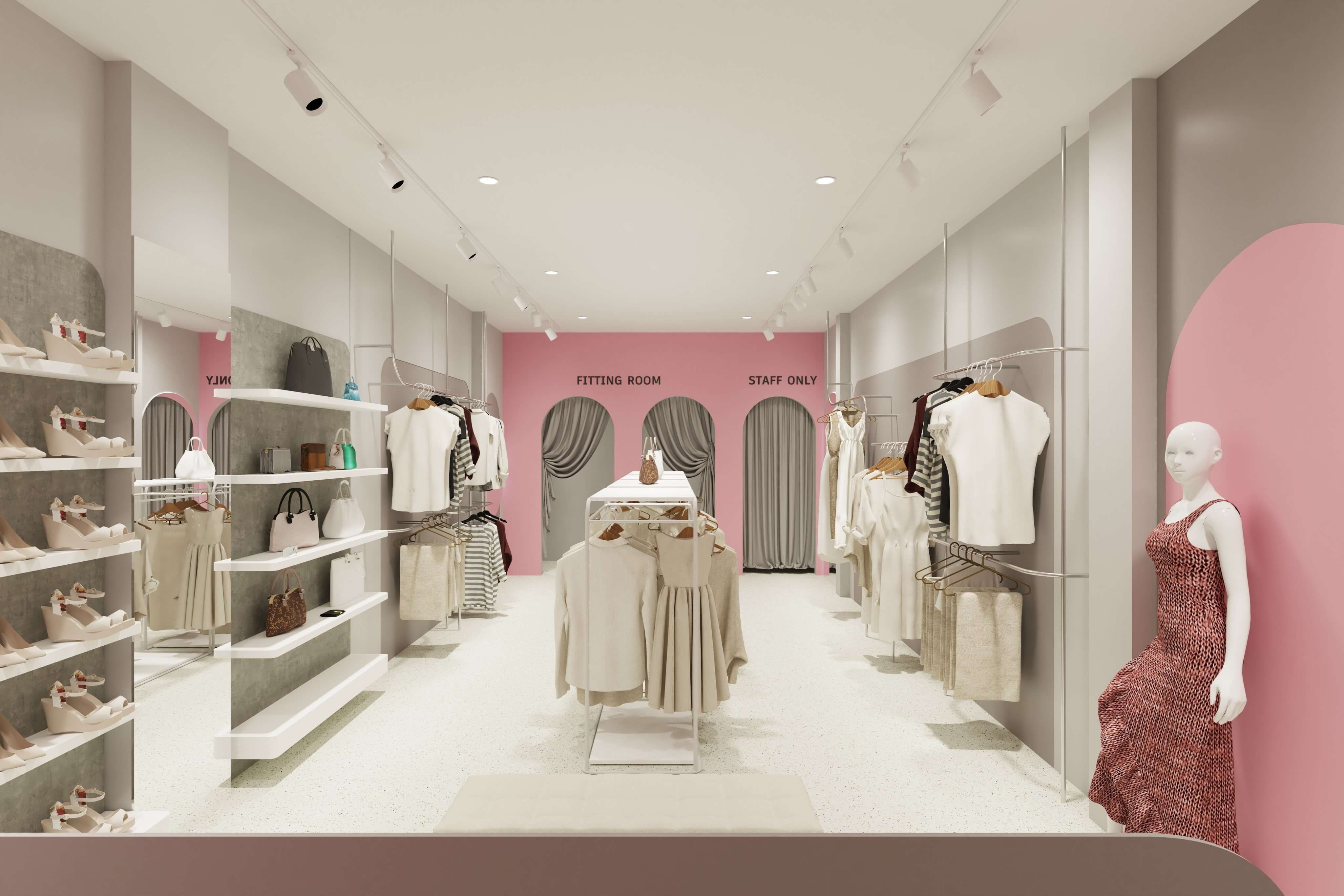 Thiết Kế Shop Thời Trang Nữ HTT Shop