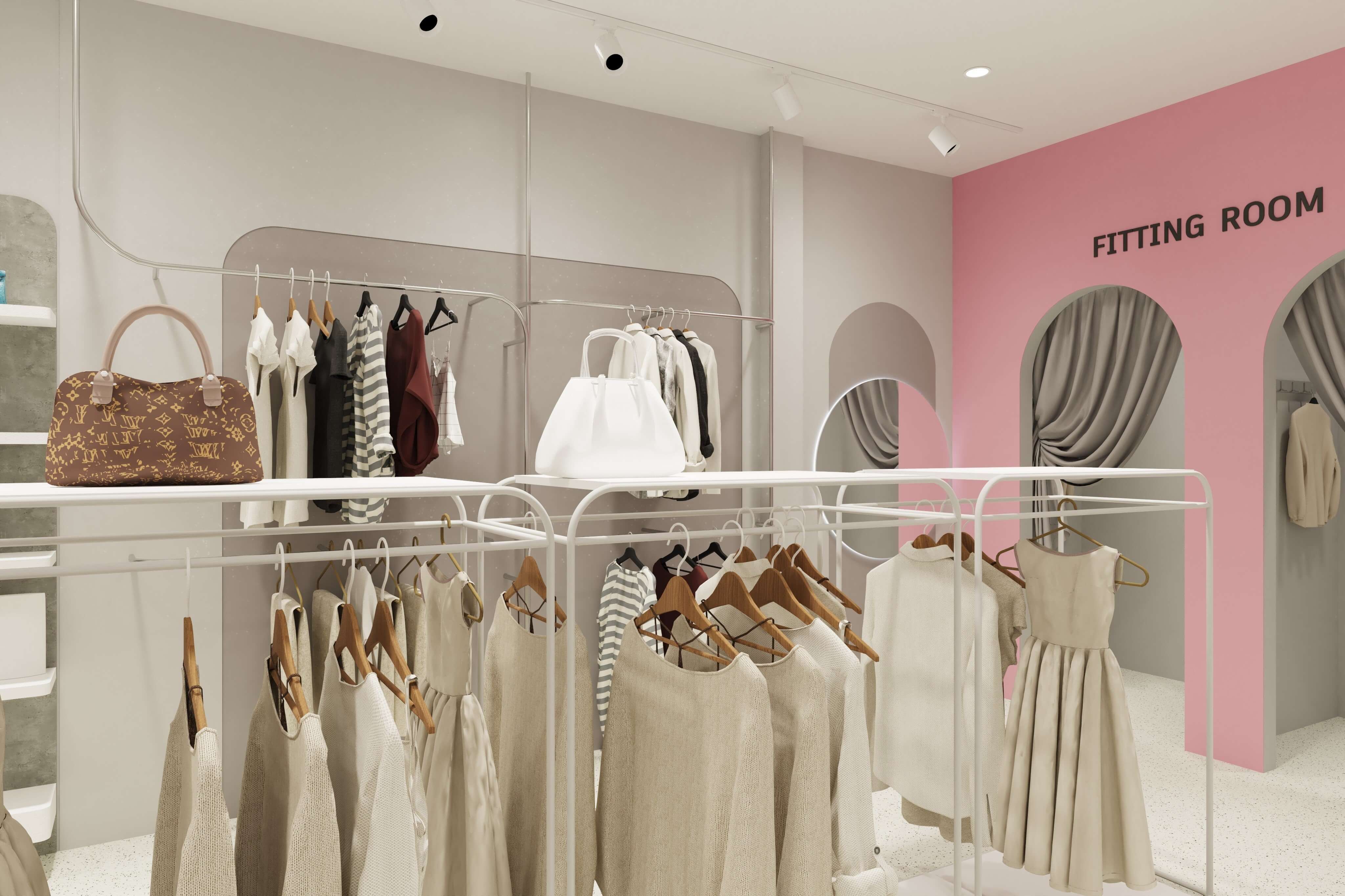 Thiết Kế Shop Thời Trang Nữ HTT Shop