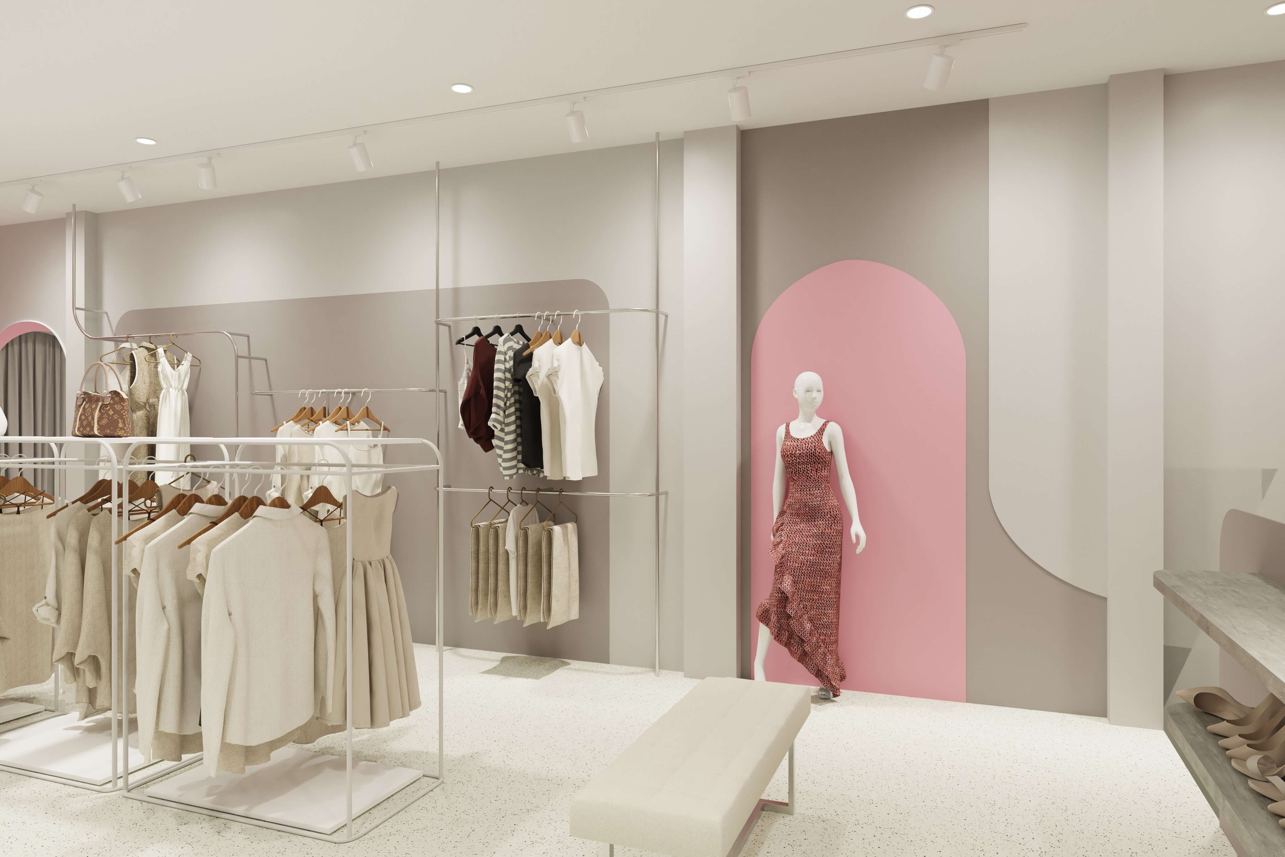 Thiết Kế Shop Thời Trang Nữ HTT Shop