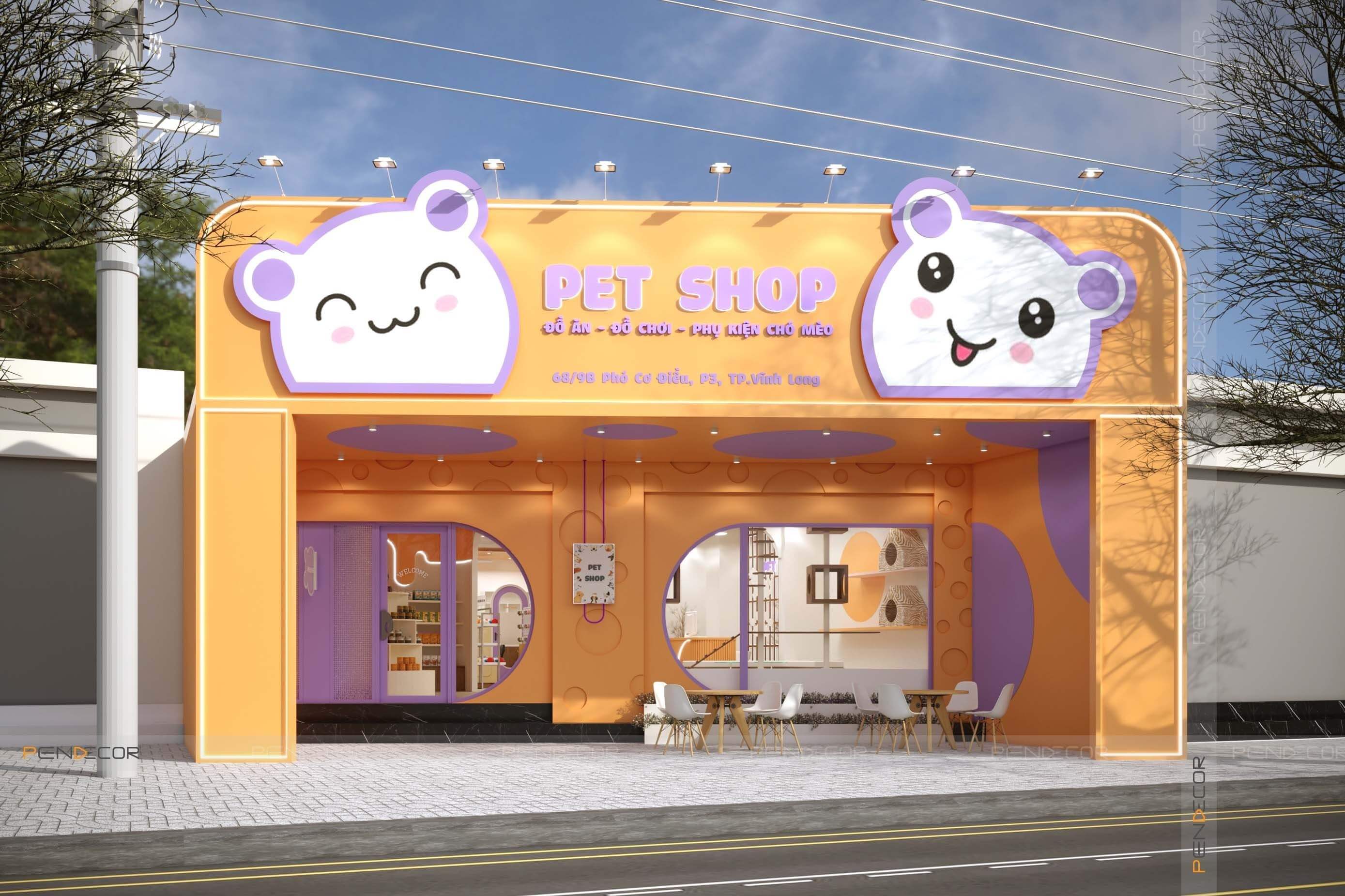 Thiết Kế Pet Shop Vĩnh Long