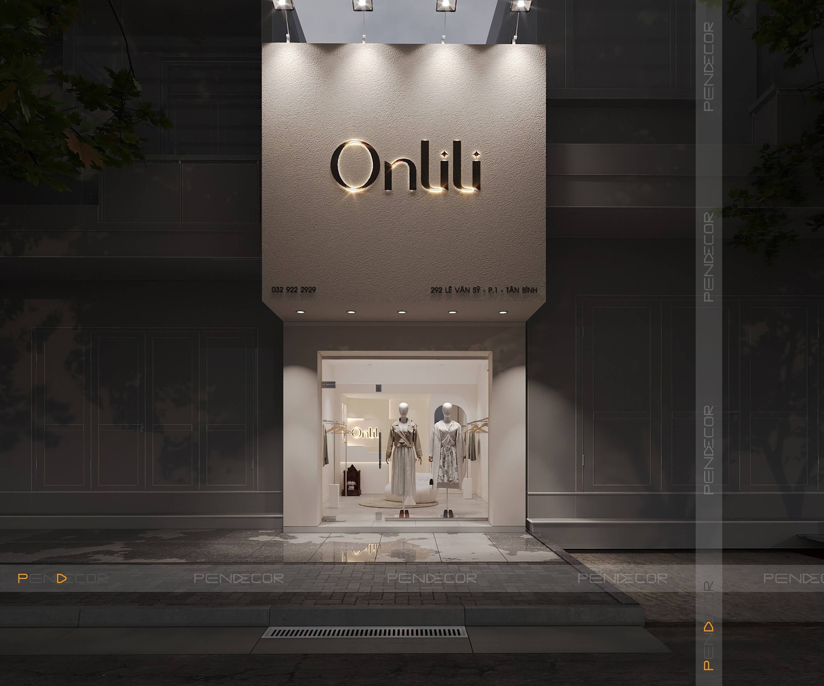 Thiết Kế Shop Thời Trang Nữ ONLILI