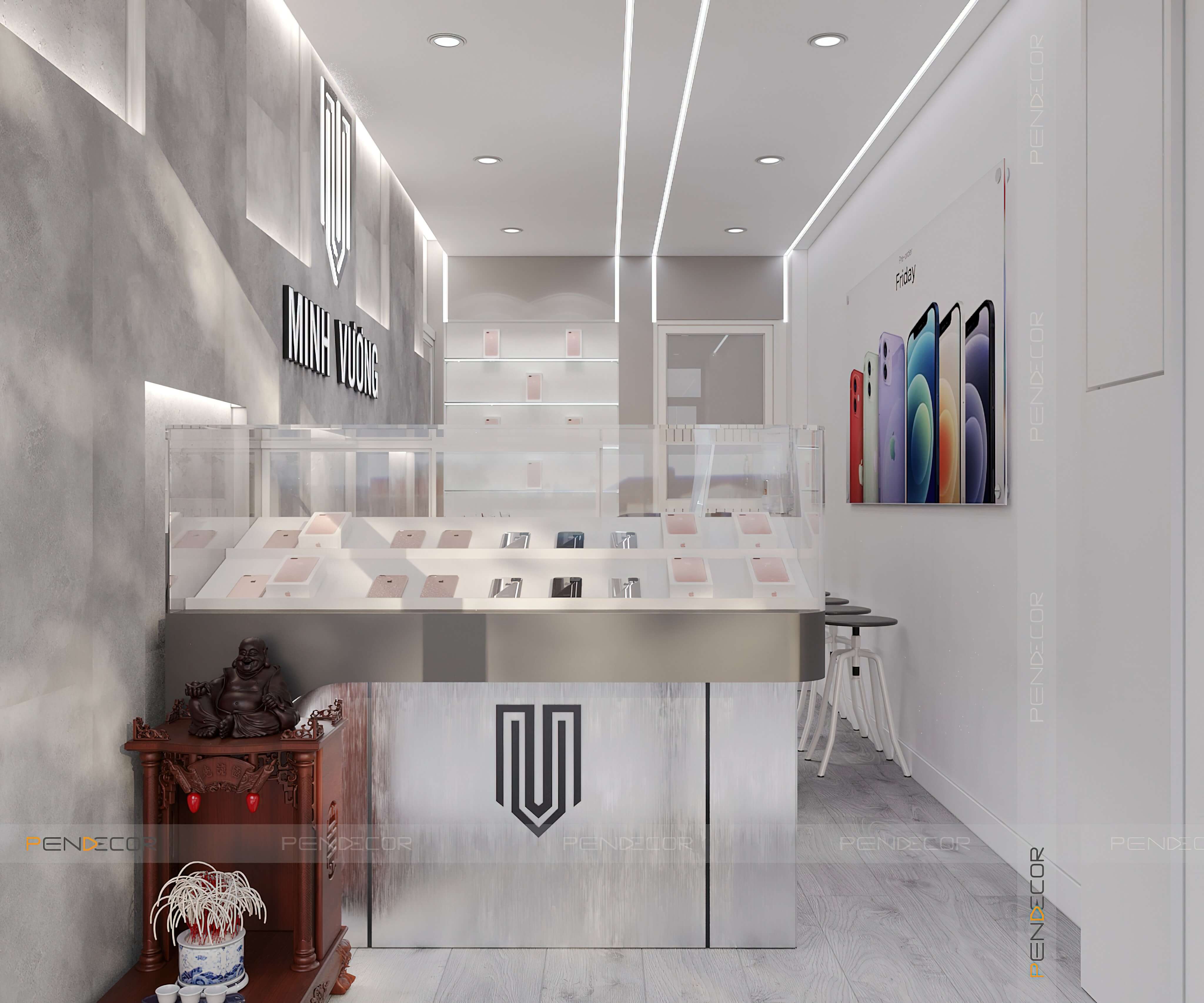 Thiết Kế Shop Điện Thoại Minh Vương