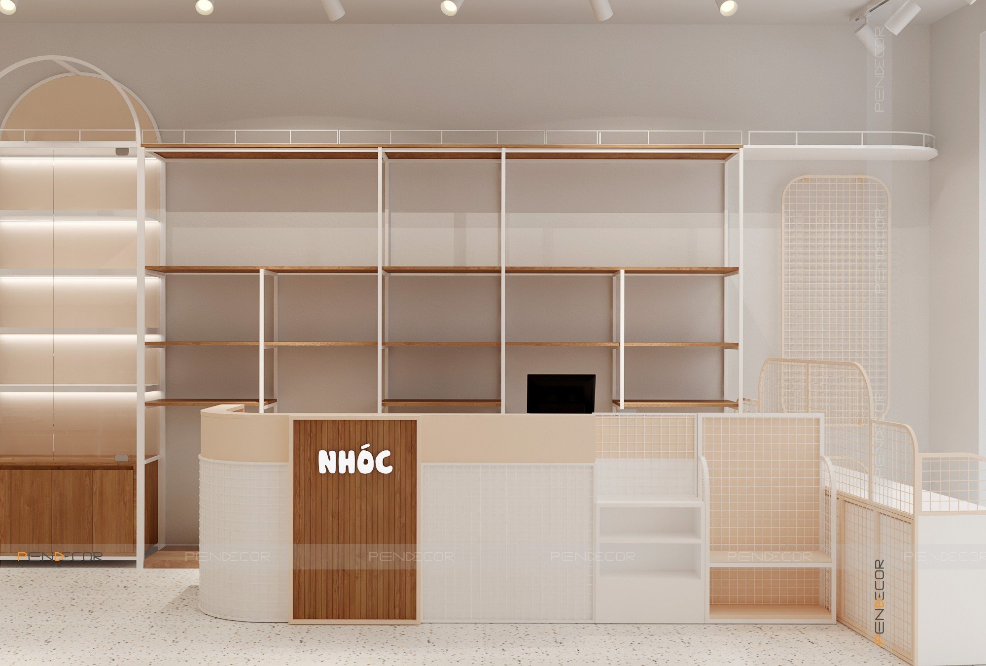 Thiết Kế Shop Gấu Bông Phụ Kiện Nhóc