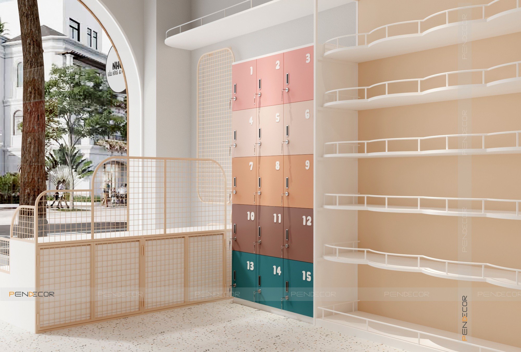 Thiết Kế Shop Gấu Bông Phụ Kiện Nhóc