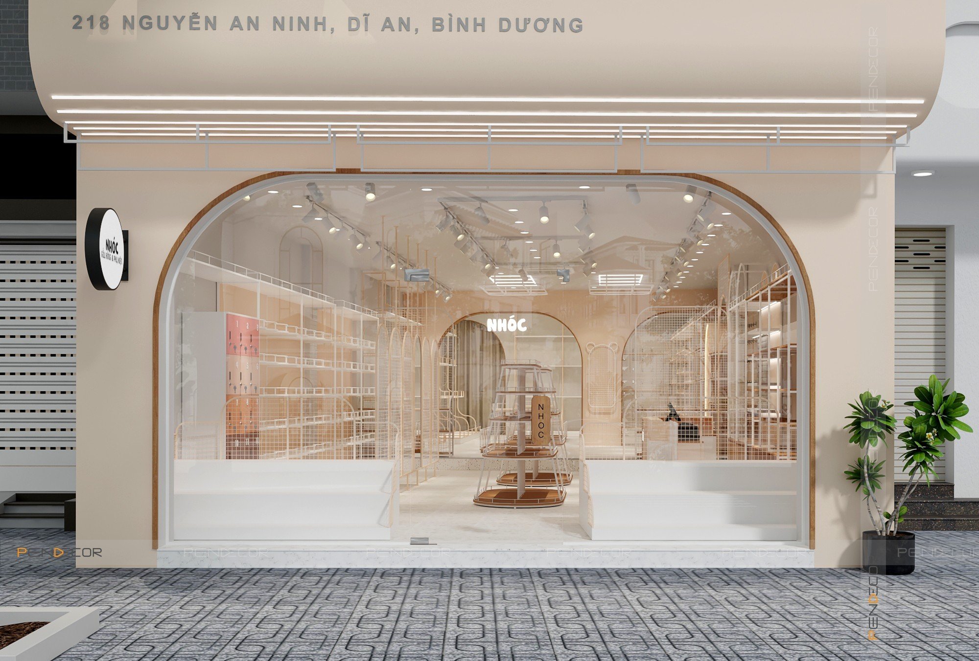 Thiết Kế Shop Gấu Bông Phụ Kiện Nhóc