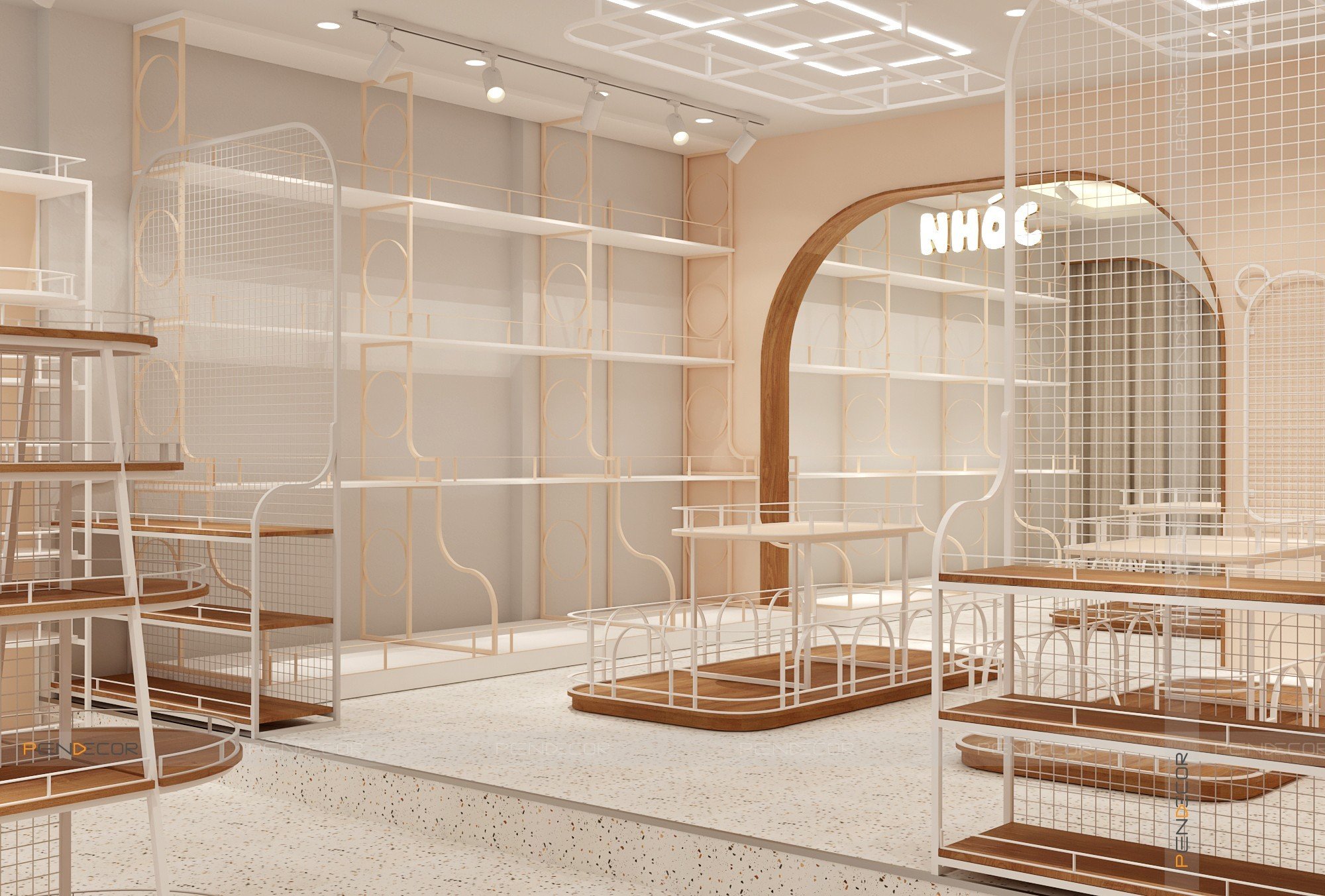 Thiết Kế Shop Gấu Bông Phụ Kiện Nhóc