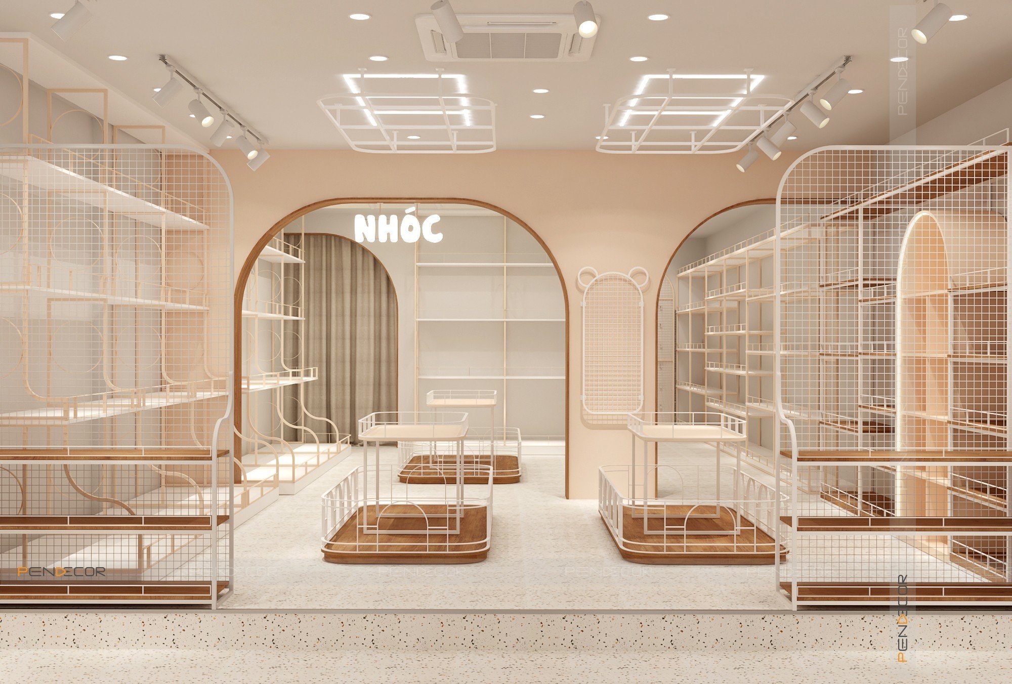 Thiết Kế Shop Gấu Bông Phụ Kiện Nhóc