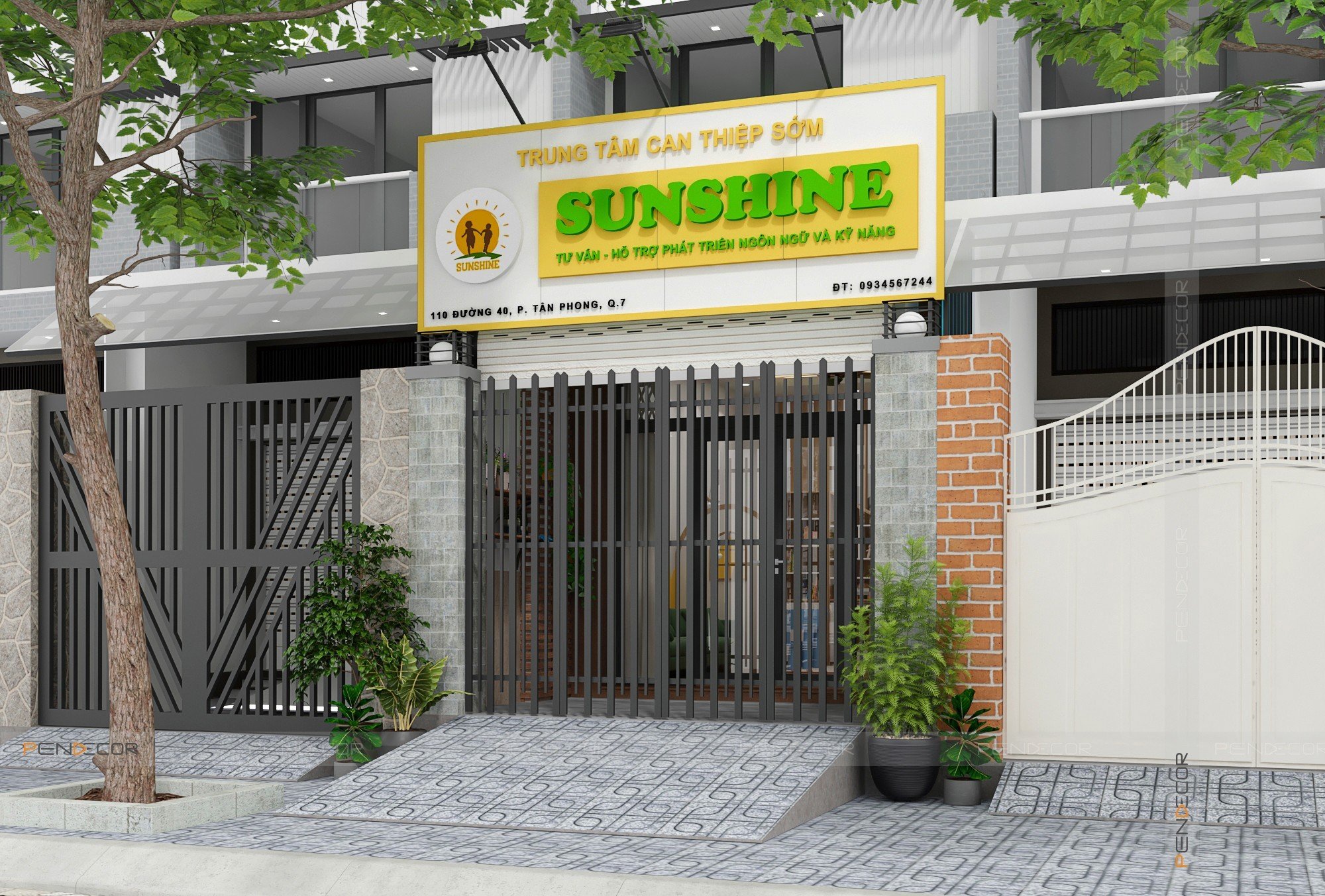 Thiết Kế Trung Tâm Can Thiệp Sớm SUNSHINE