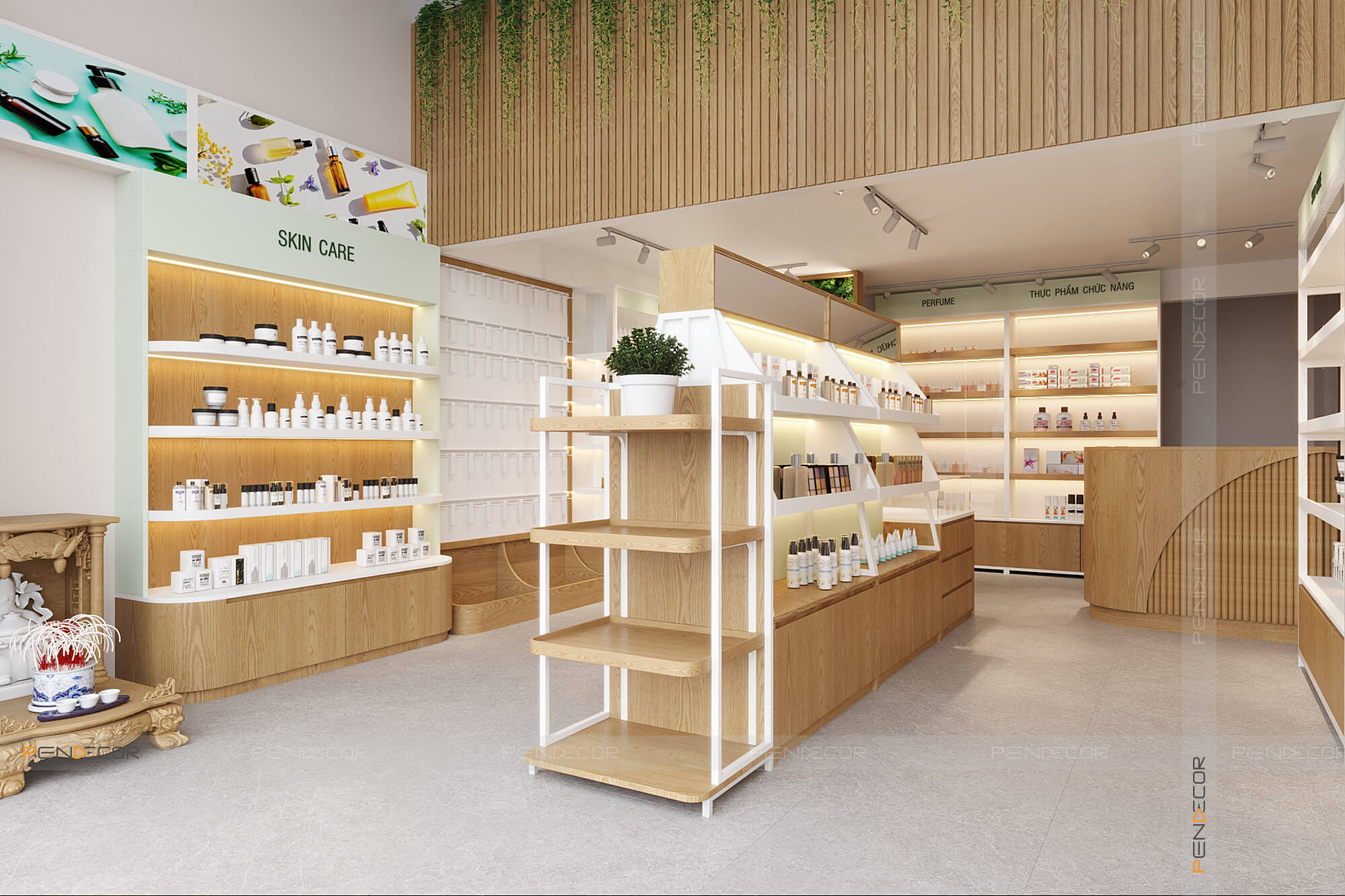 Thiết Kế Shop Mỹ Phẩm TETE