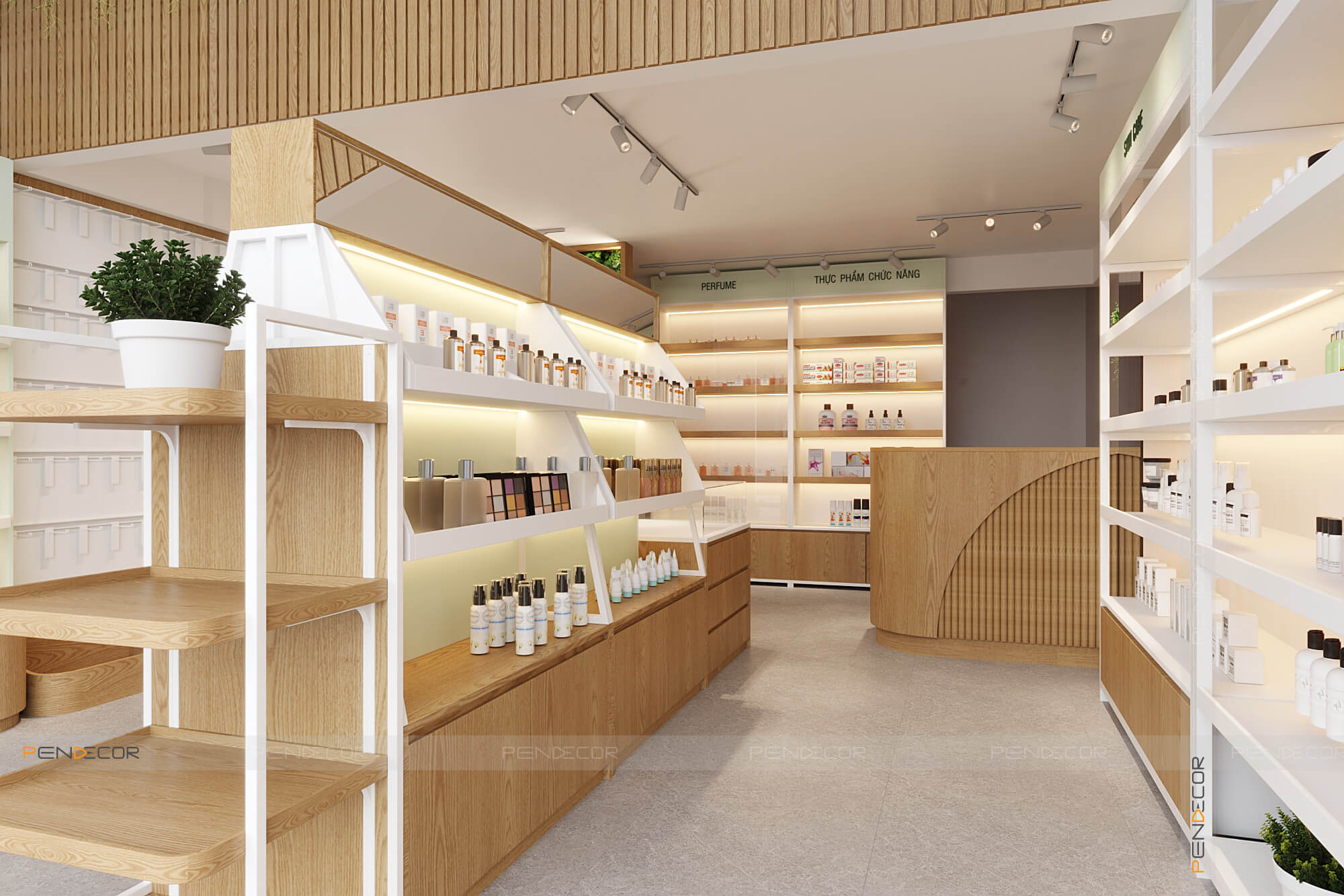 Thiết Kế Shop Mỹ Phẩm TETE