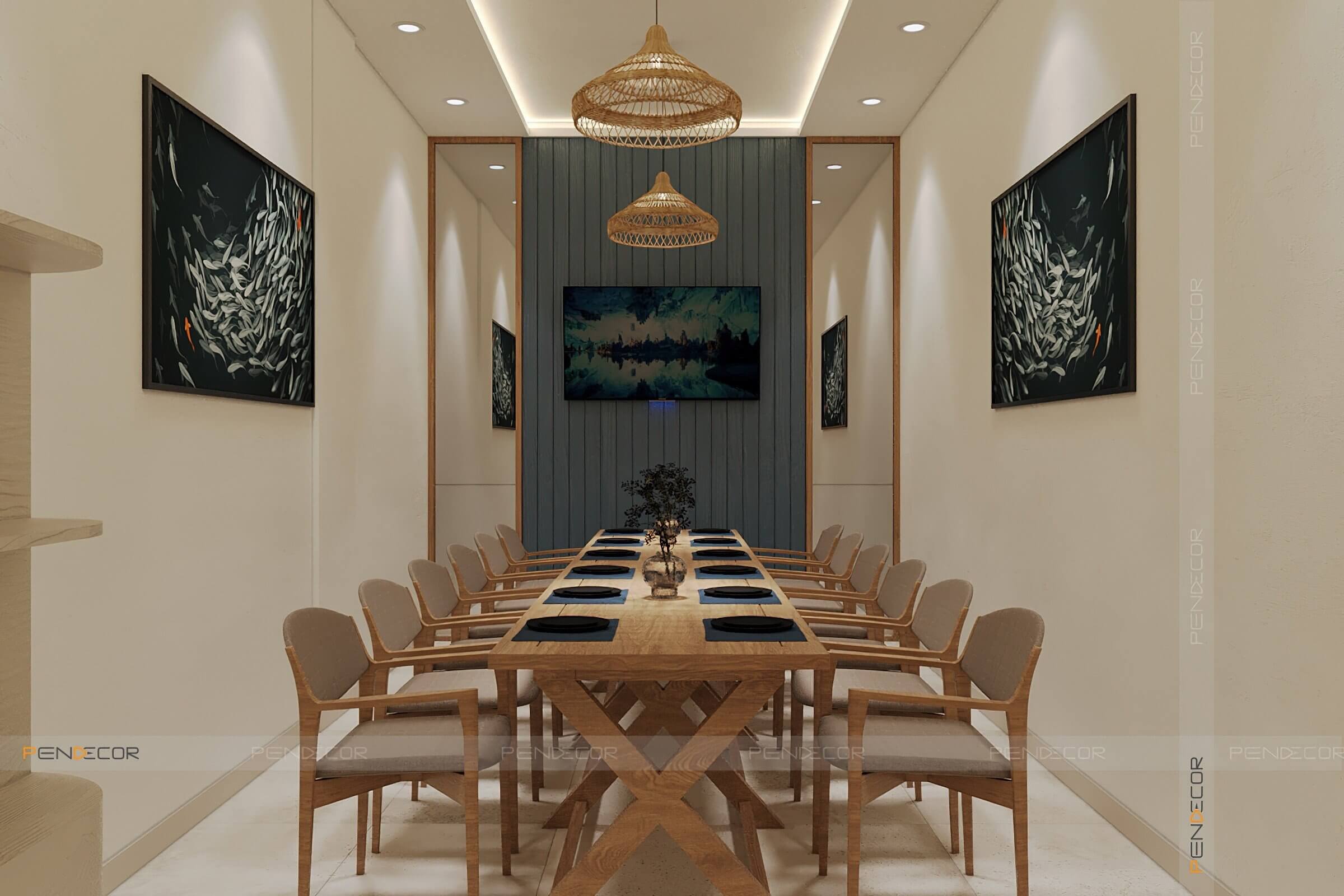 Thiết Kế Nhà Hàng Hải Sản Xuân Sơn (Mặt Tiền)