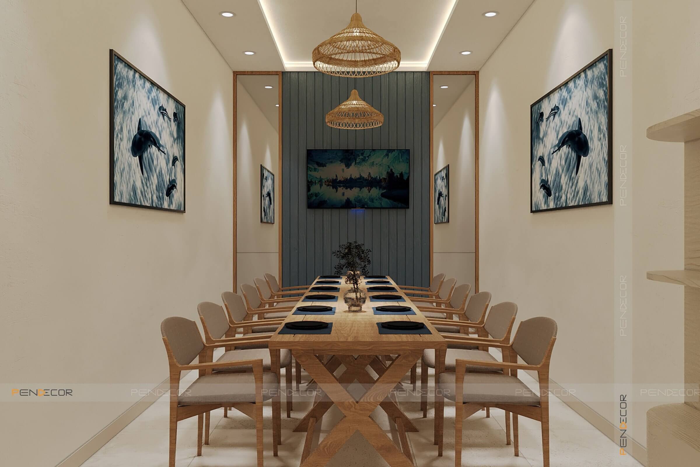 Thiết Kế Nhà Hàng Hải Sản Xuân Sơn (Mặt Tiền)