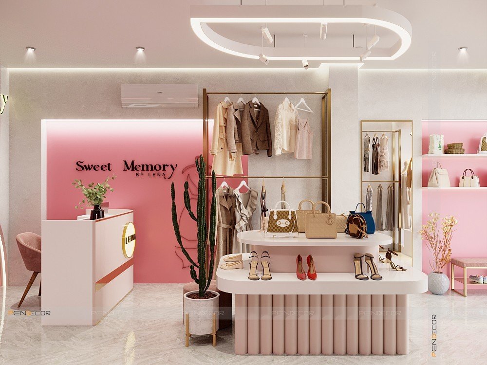 Thiết Kế Shop Thời Trang Nữ Sweet Memory By Lena