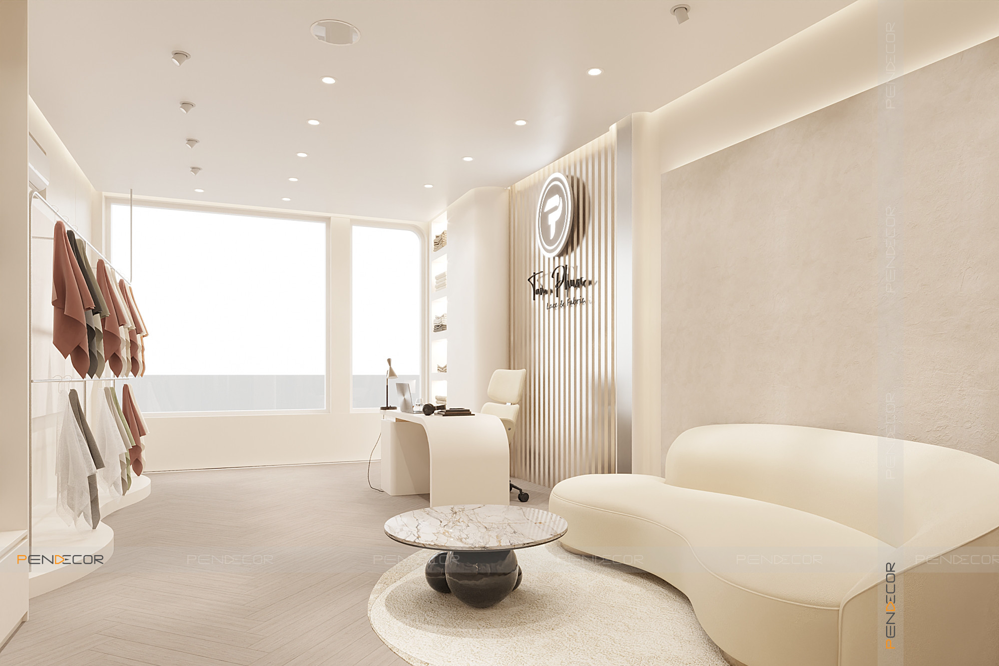 Thiết Kế Showroom Vải Tân Phước