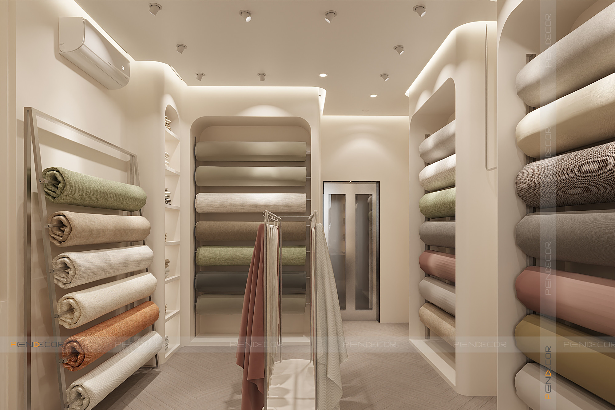 Thiết Kế Showroom Vải Tân Phước