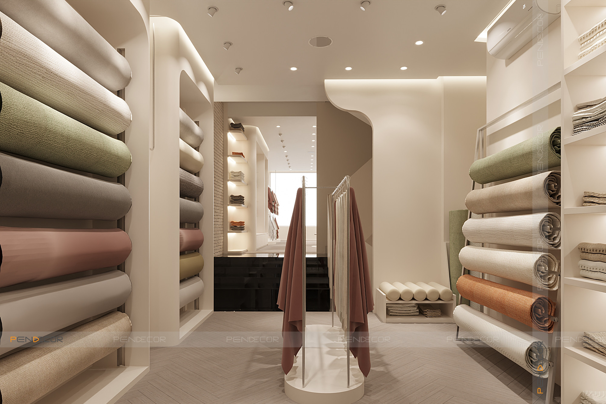 Thiết Kế Showroom Vải Tân Phước