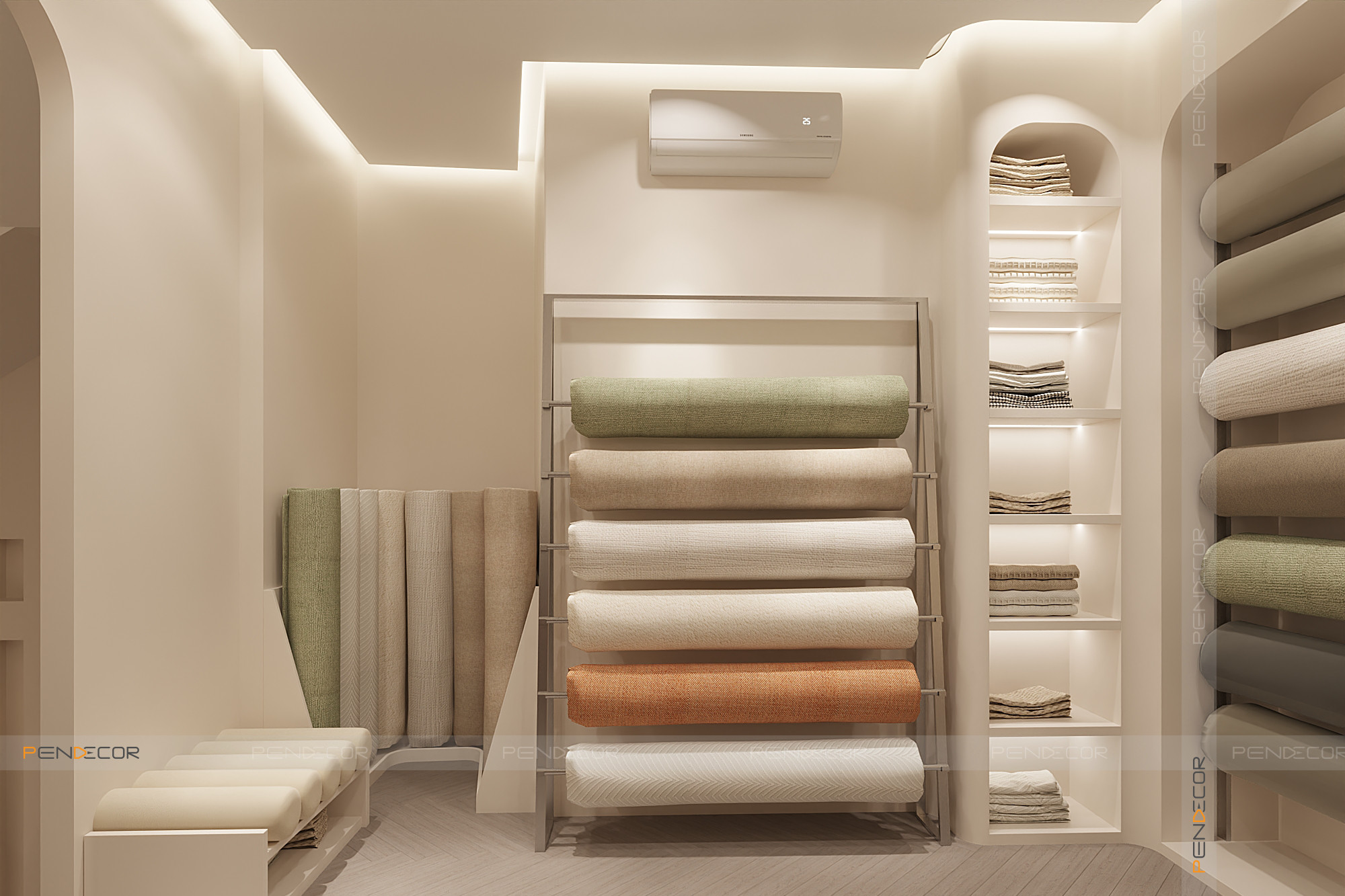 Thiết Kế Showroom Vải Tân Phước