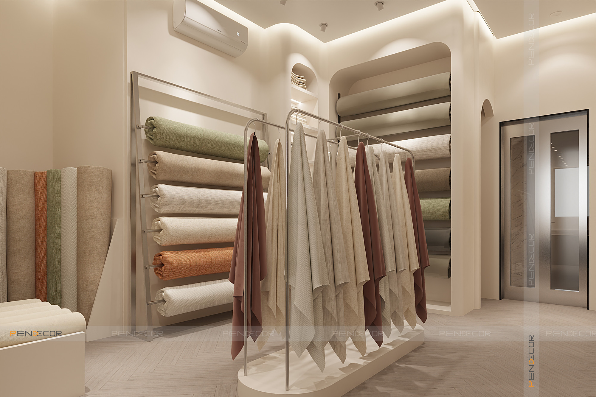 Thiết Kế Showroom Vải Tân Phước