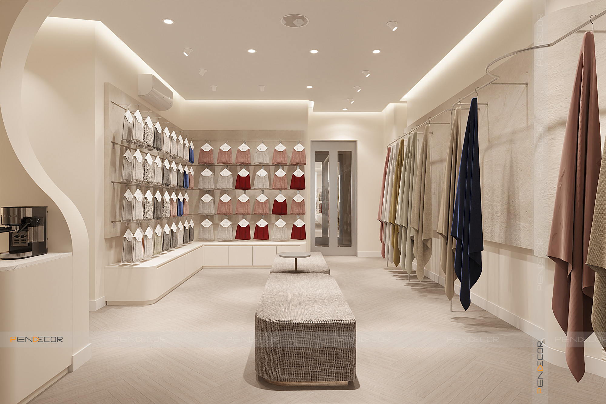 Thiết Kế Showroom Vải Tân Phước