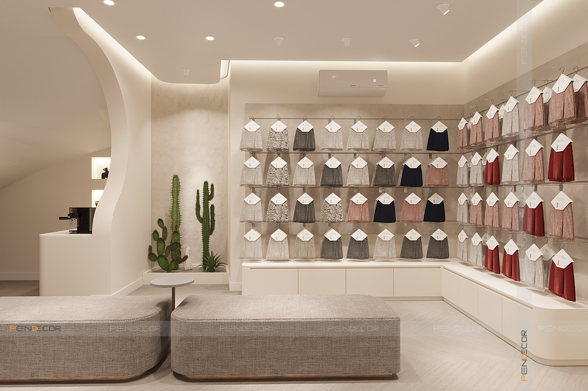 Thiết Kế Showroom Vải Tân Phước