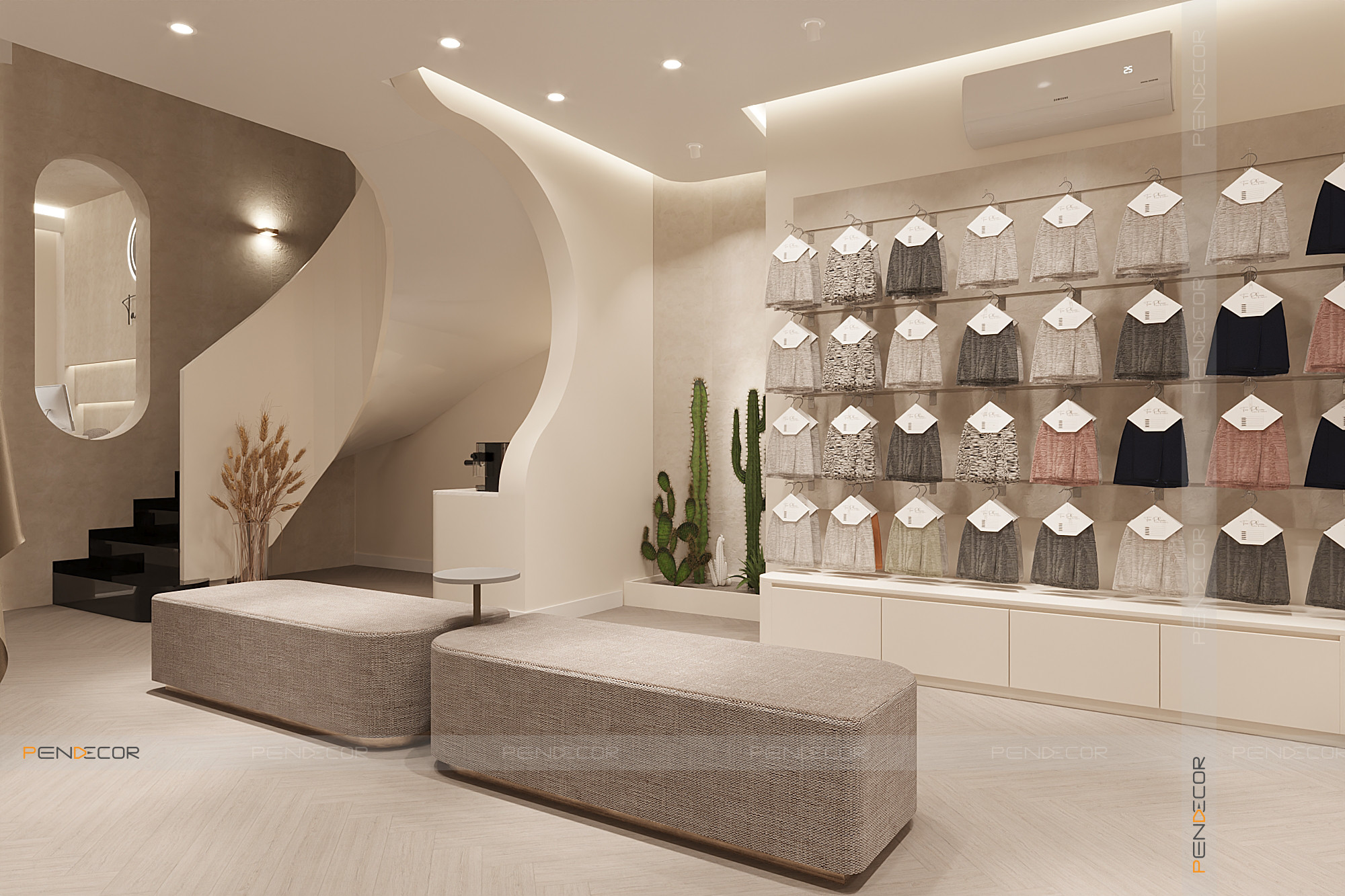 Thiết Kế Showroom Vải Tân Phước