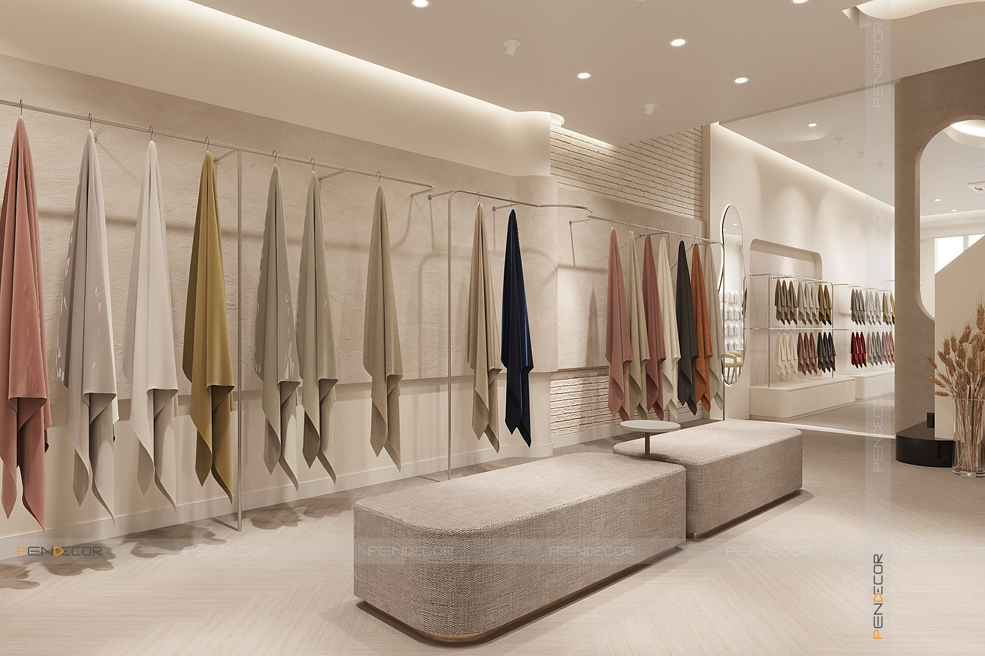 Thiết Kế Showroom Vải Tân Phước