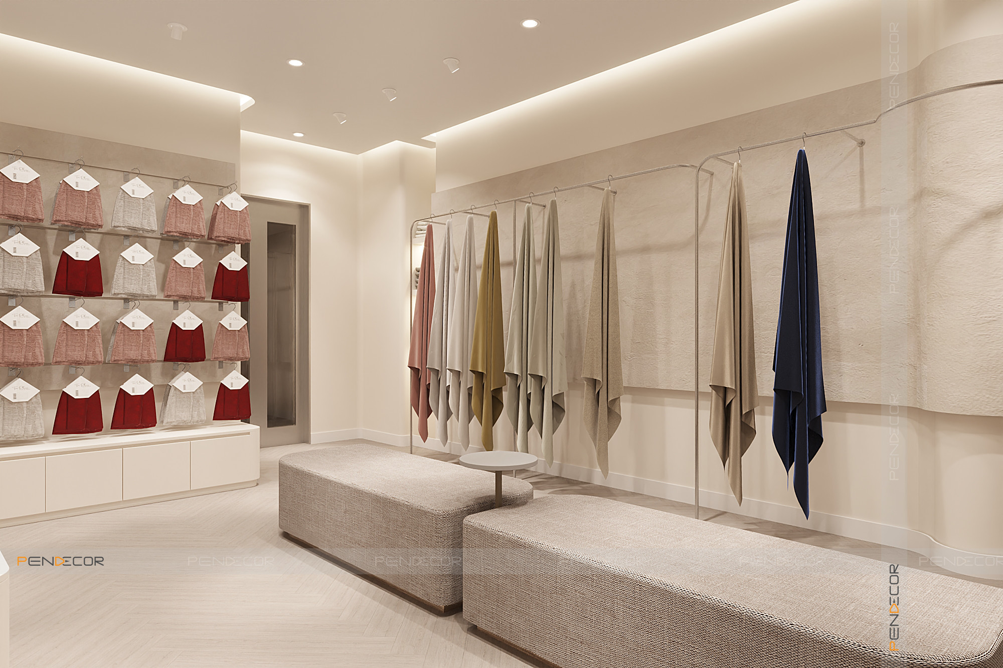 Thiết Kế Showroom Vải Tân Phước