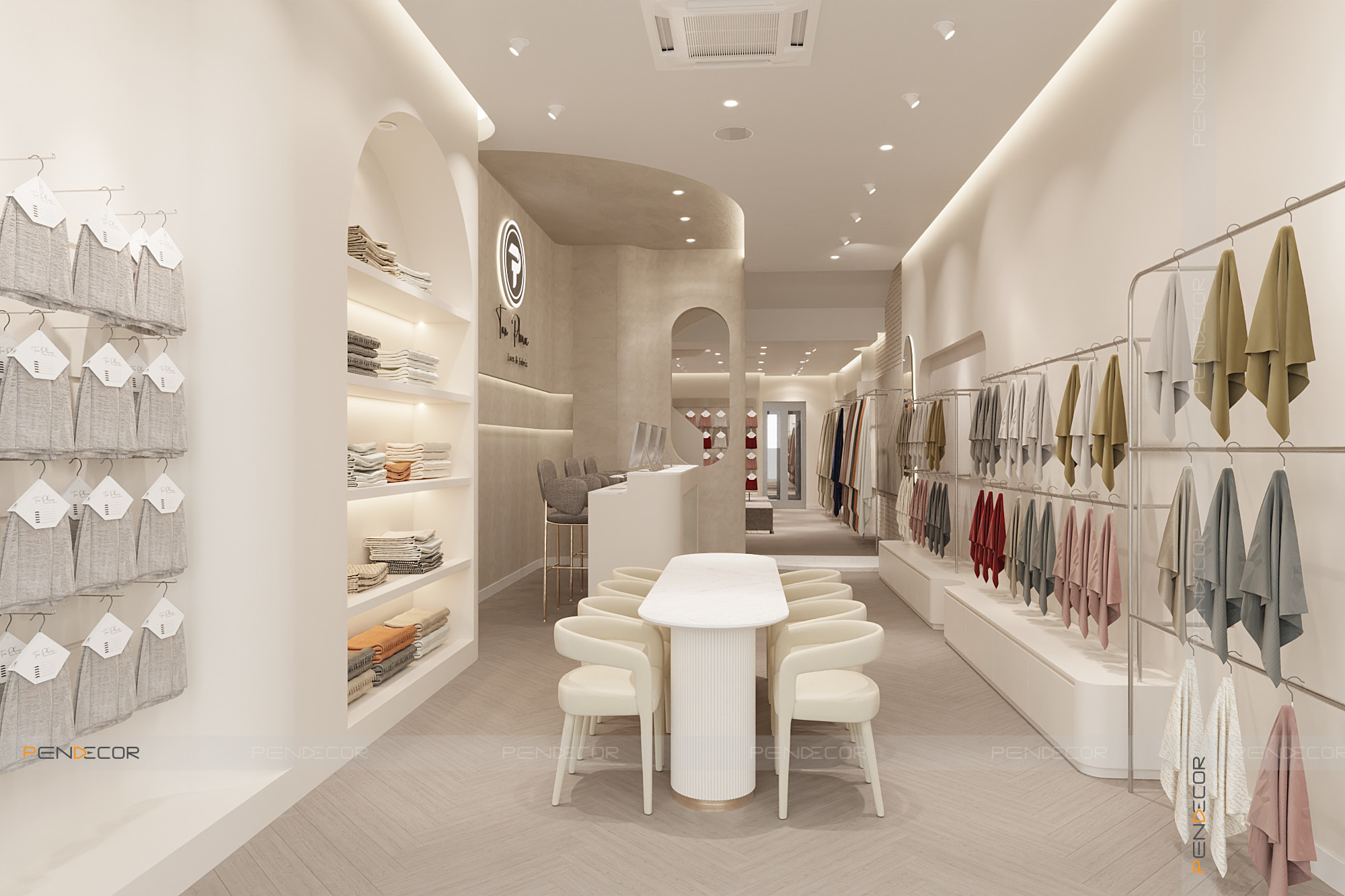 Thiết Kế Showroom Vải Tân Phước