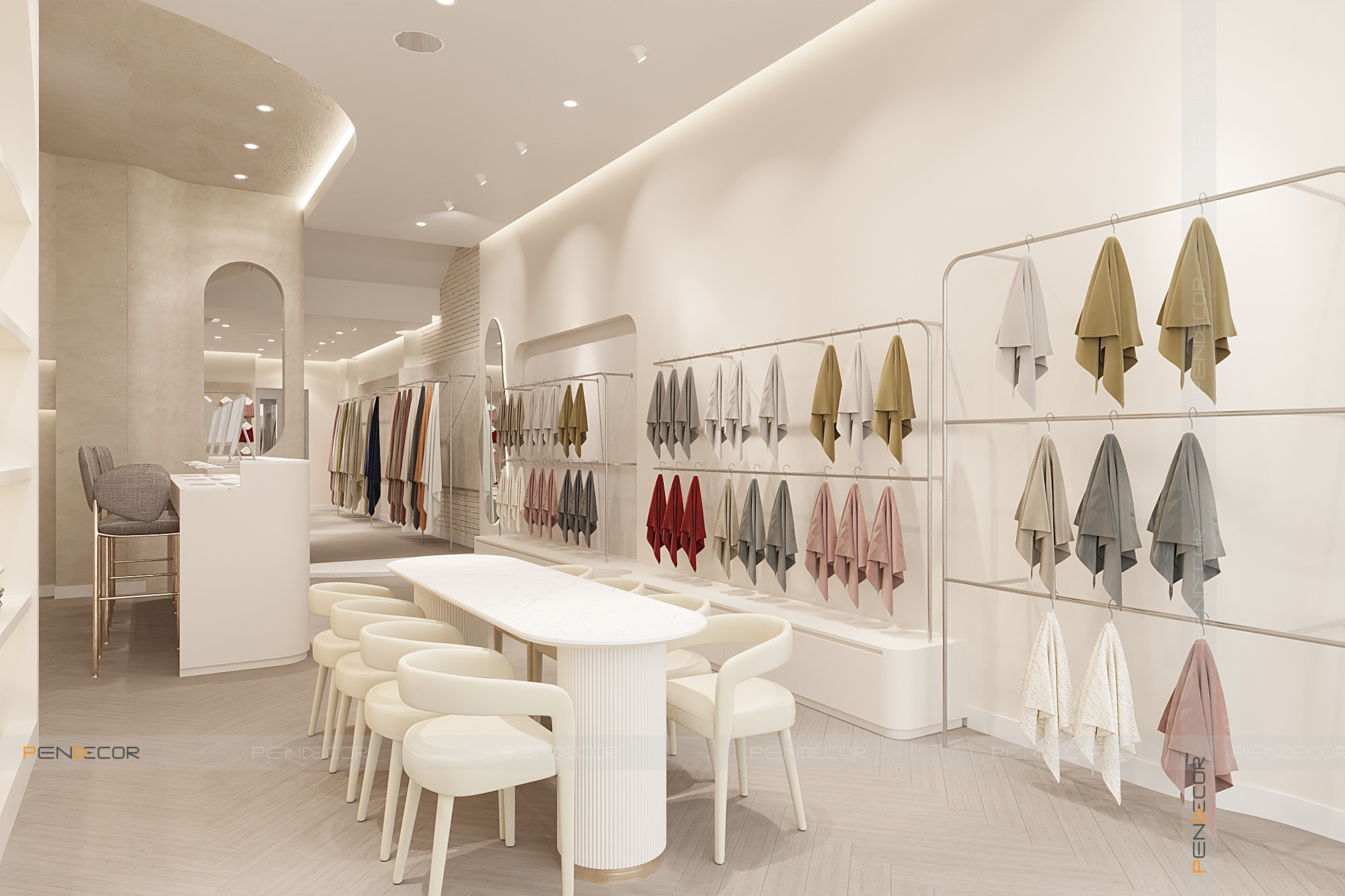 Thiết Kế Showroom Vải Tân Phước