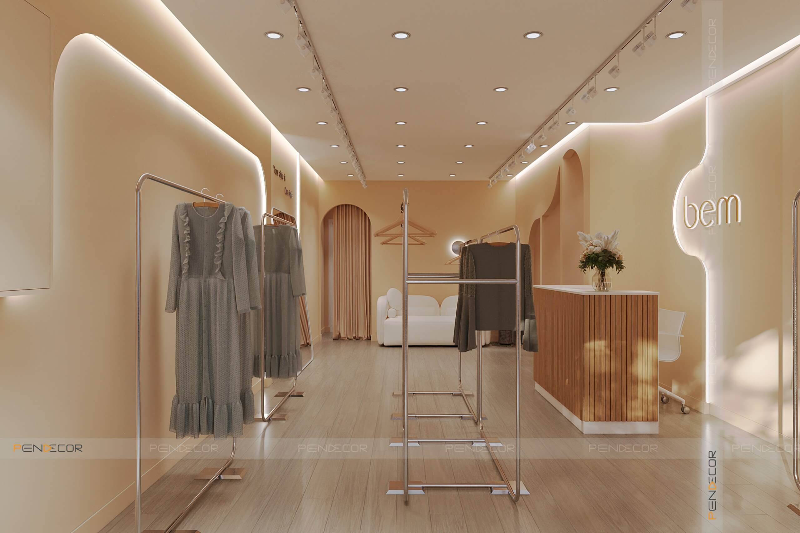 Thiết Kế Shop Thời Trang Nữ Bem