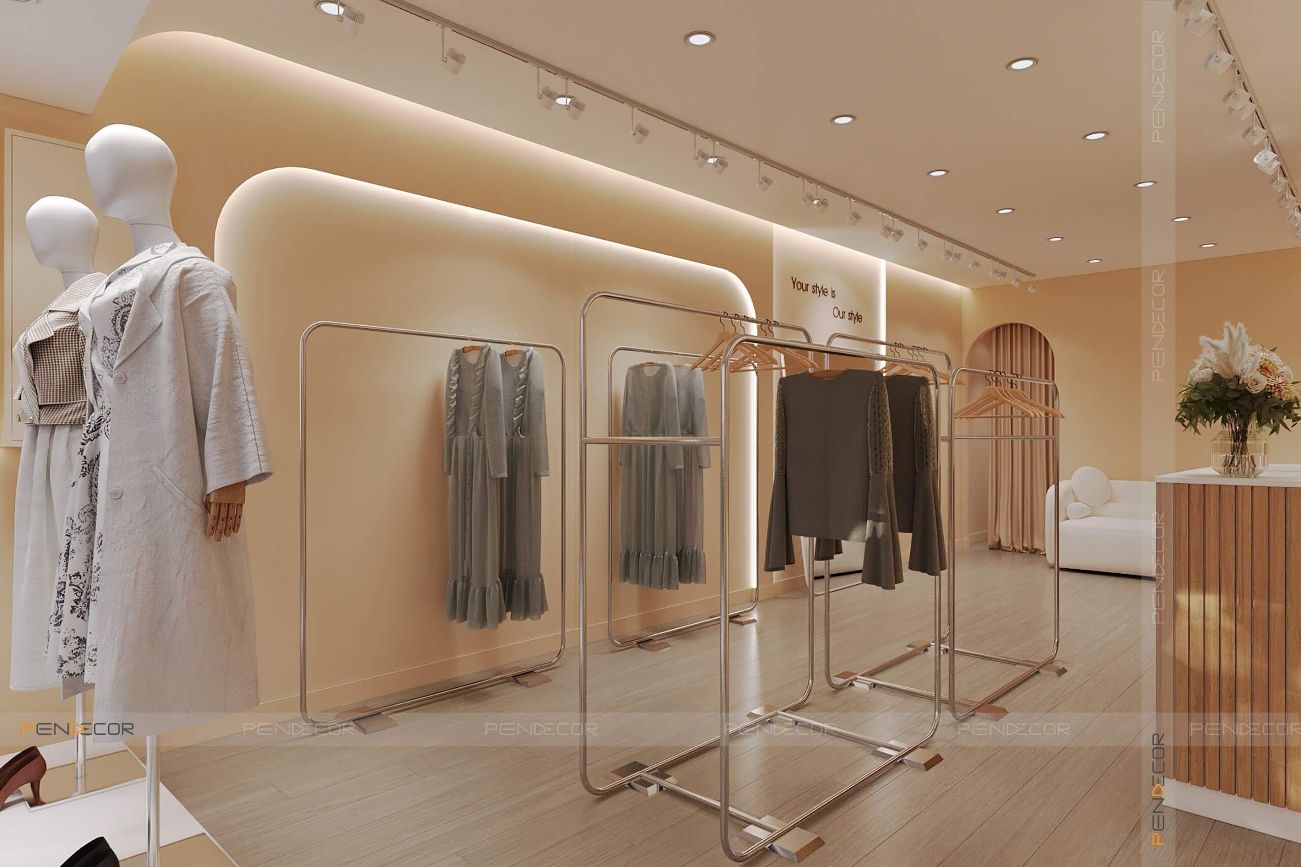 Thiết Kế Shop Thời Trang Nữ Bem