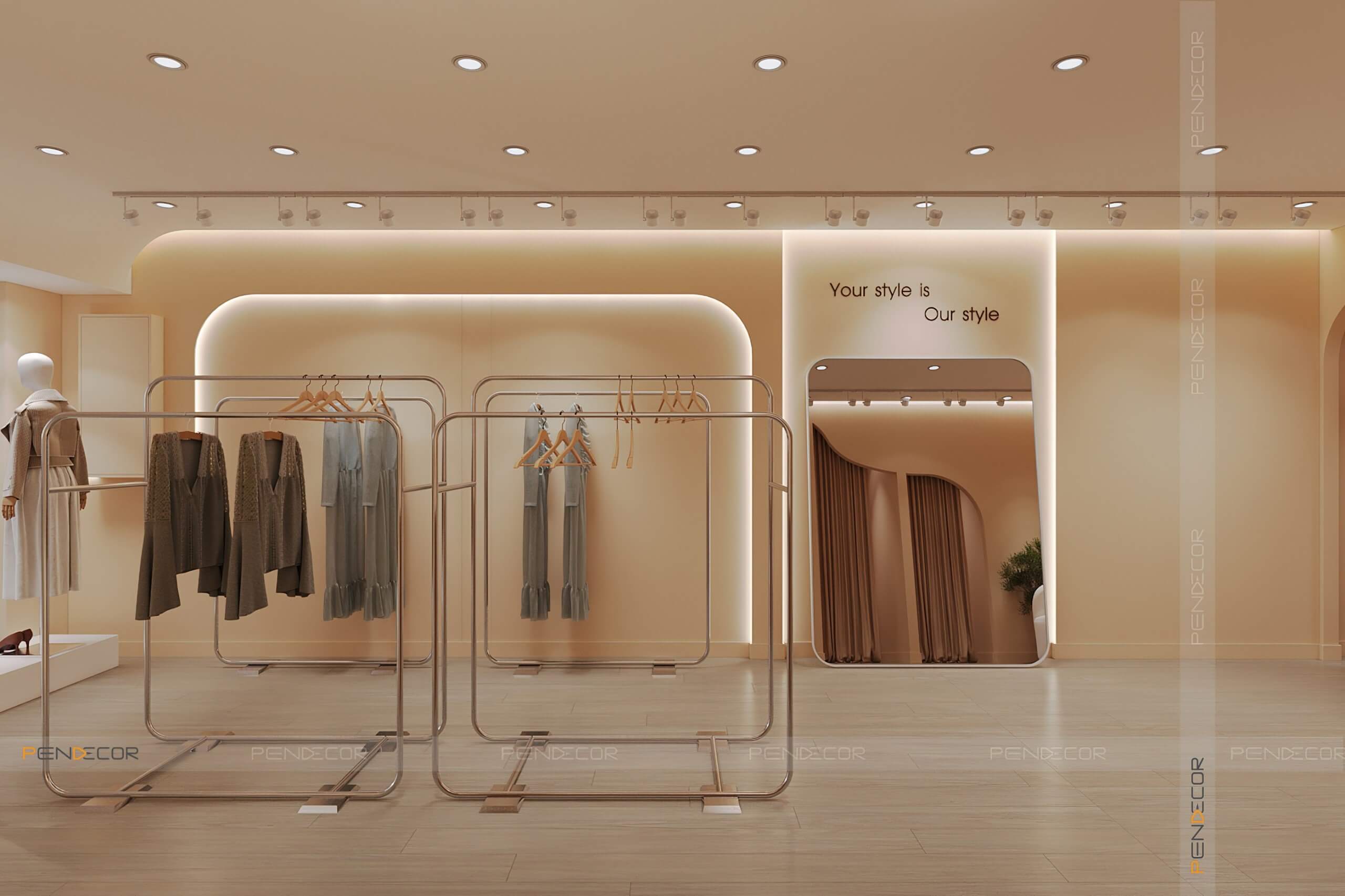 Thiết Kế Shop Thời Trang Nữ Bem