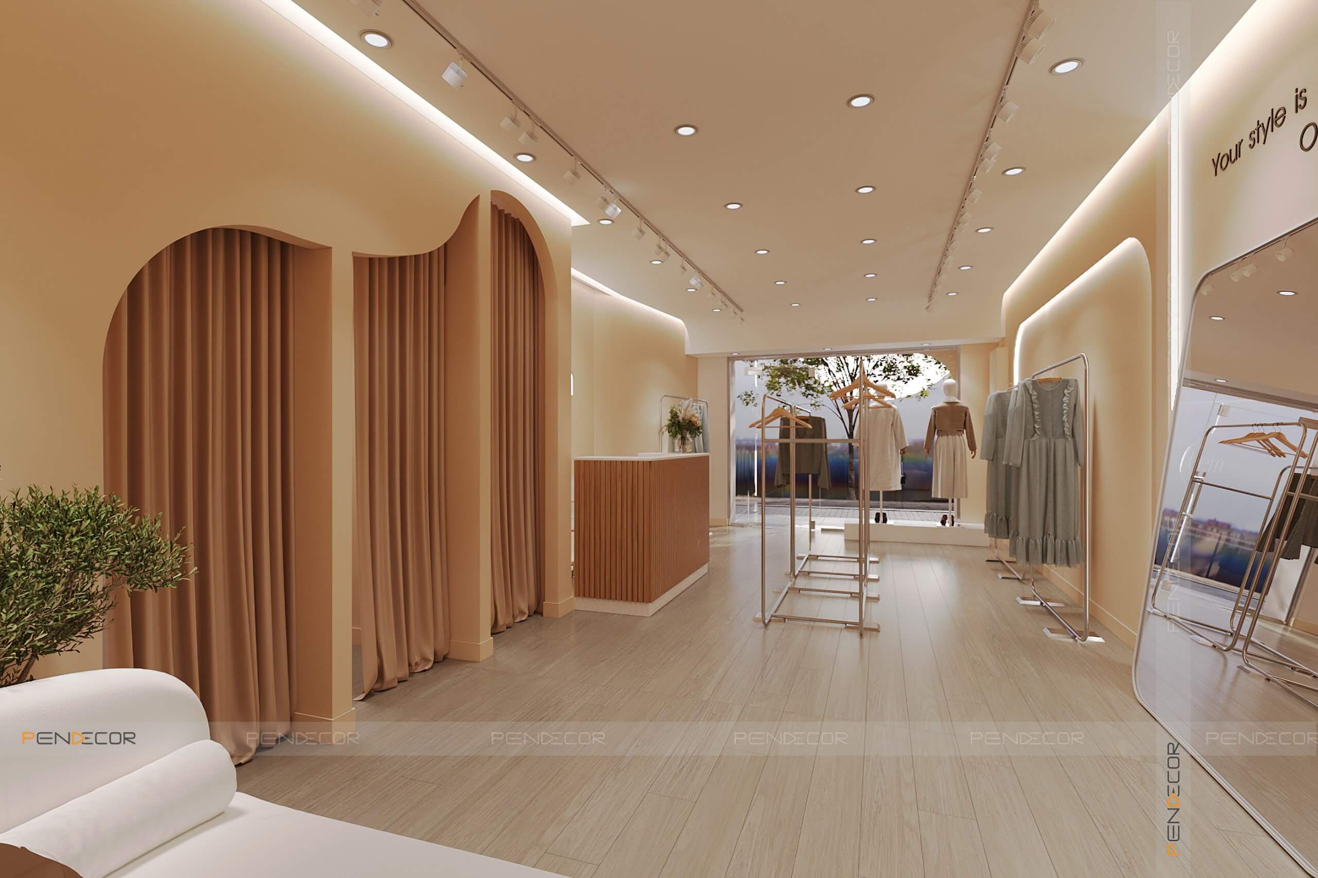 Thiết Kế Shop Thời Trang Nữ Bem