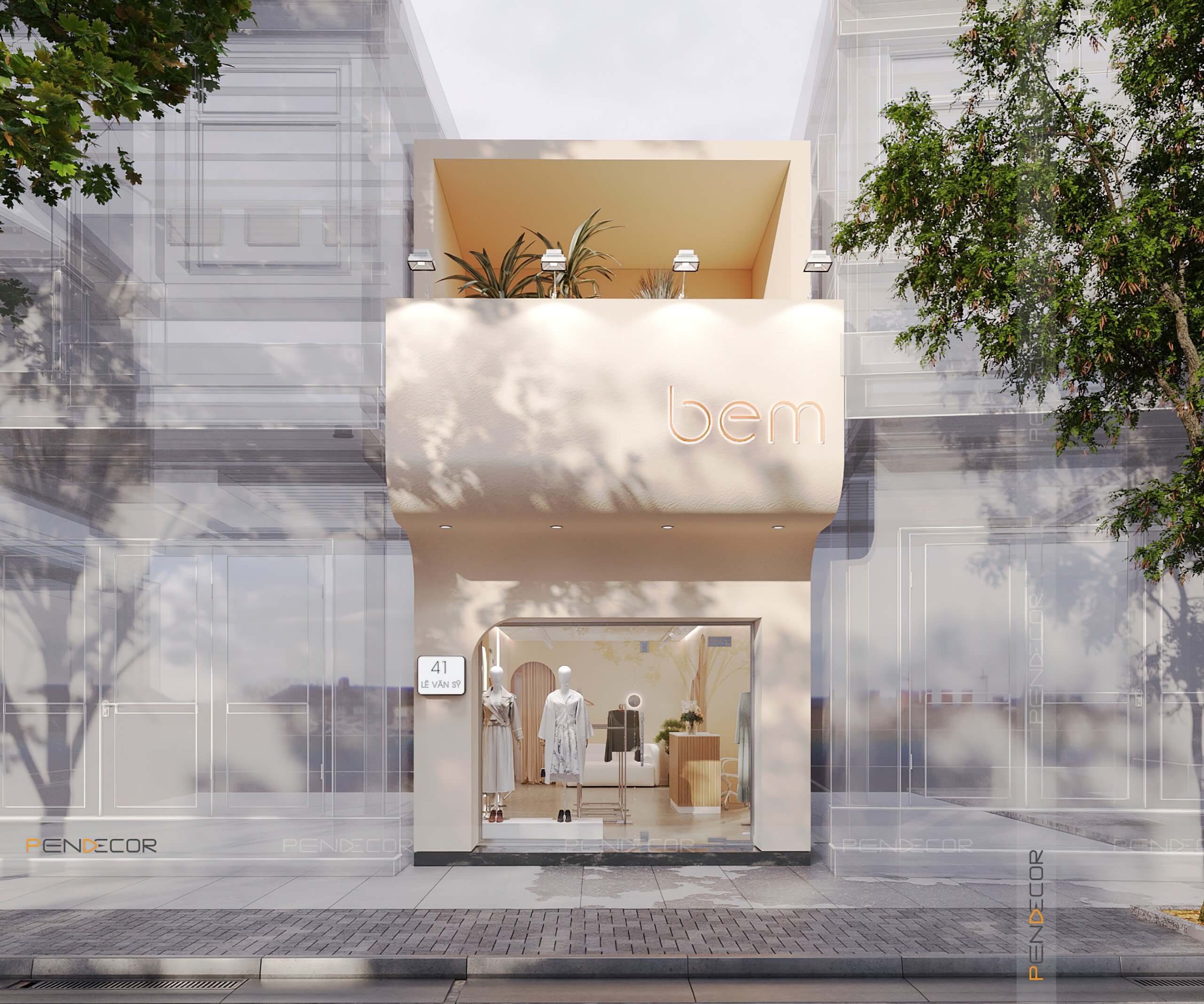 Thiết Kế Shop Thời Trang Nữ Bem