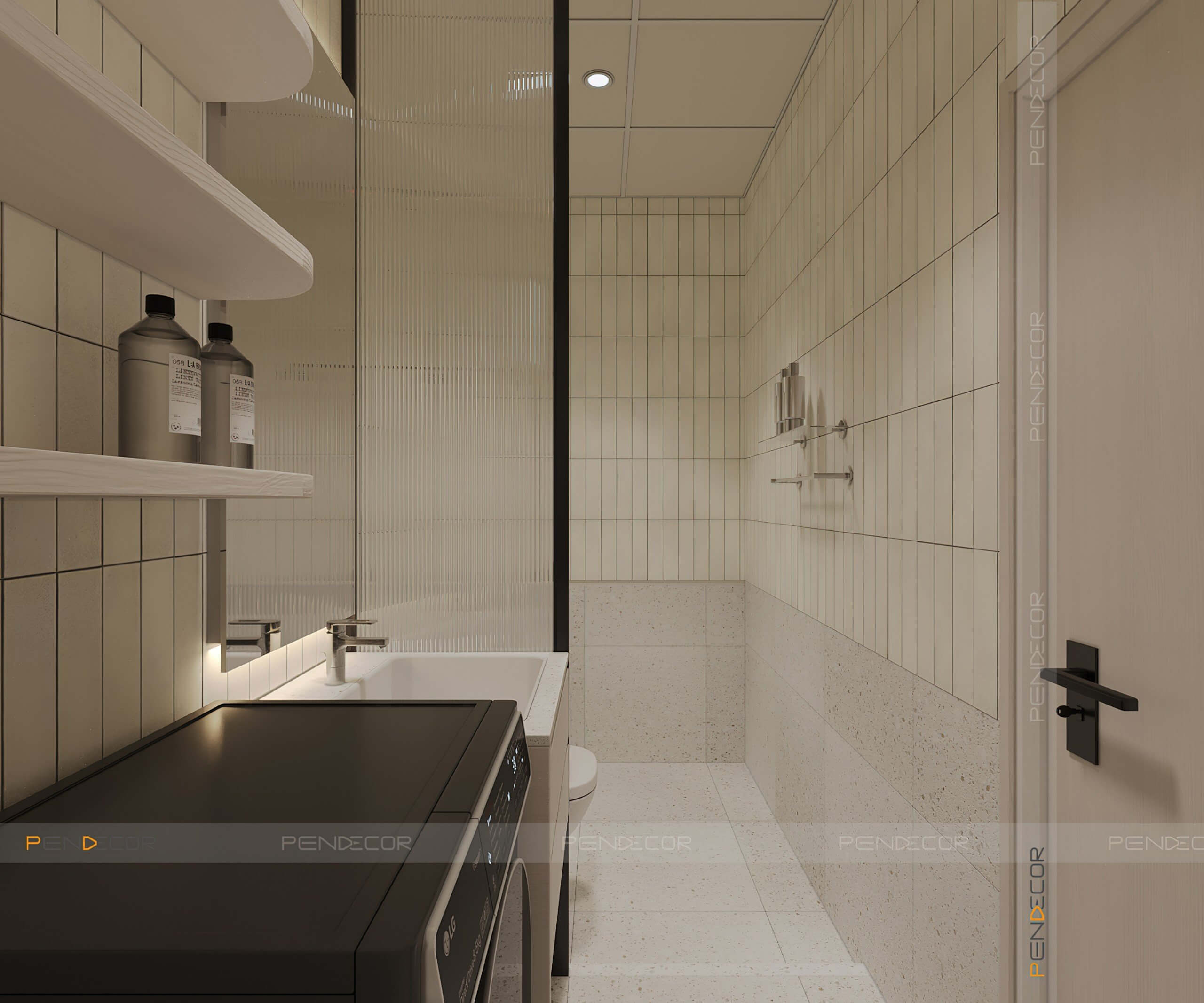 Thiết Kế Tiệm Nail Gội Đầu Dưỡng Sinh Kadie