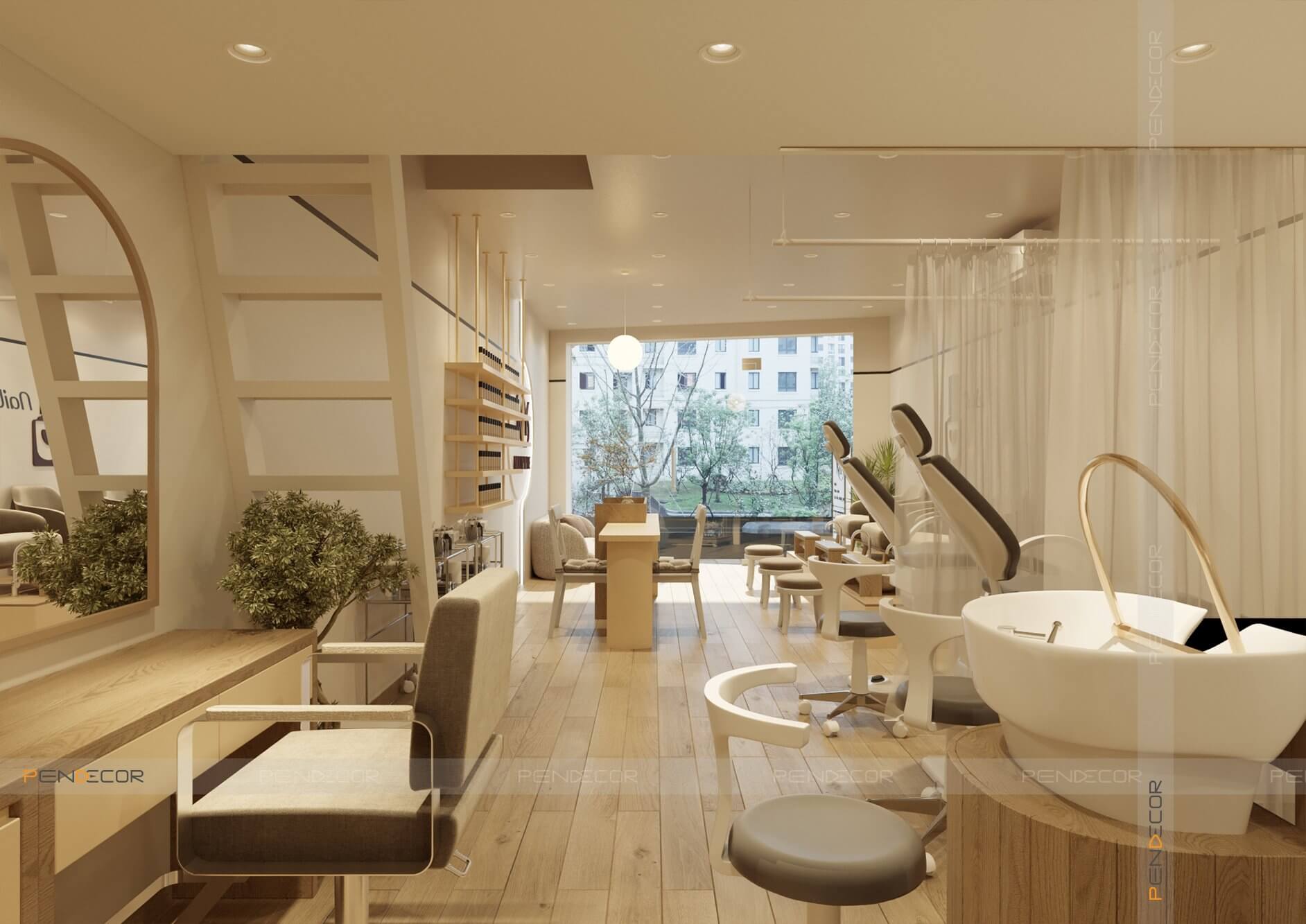 Thiết Kế Tiệm Nail Munyie