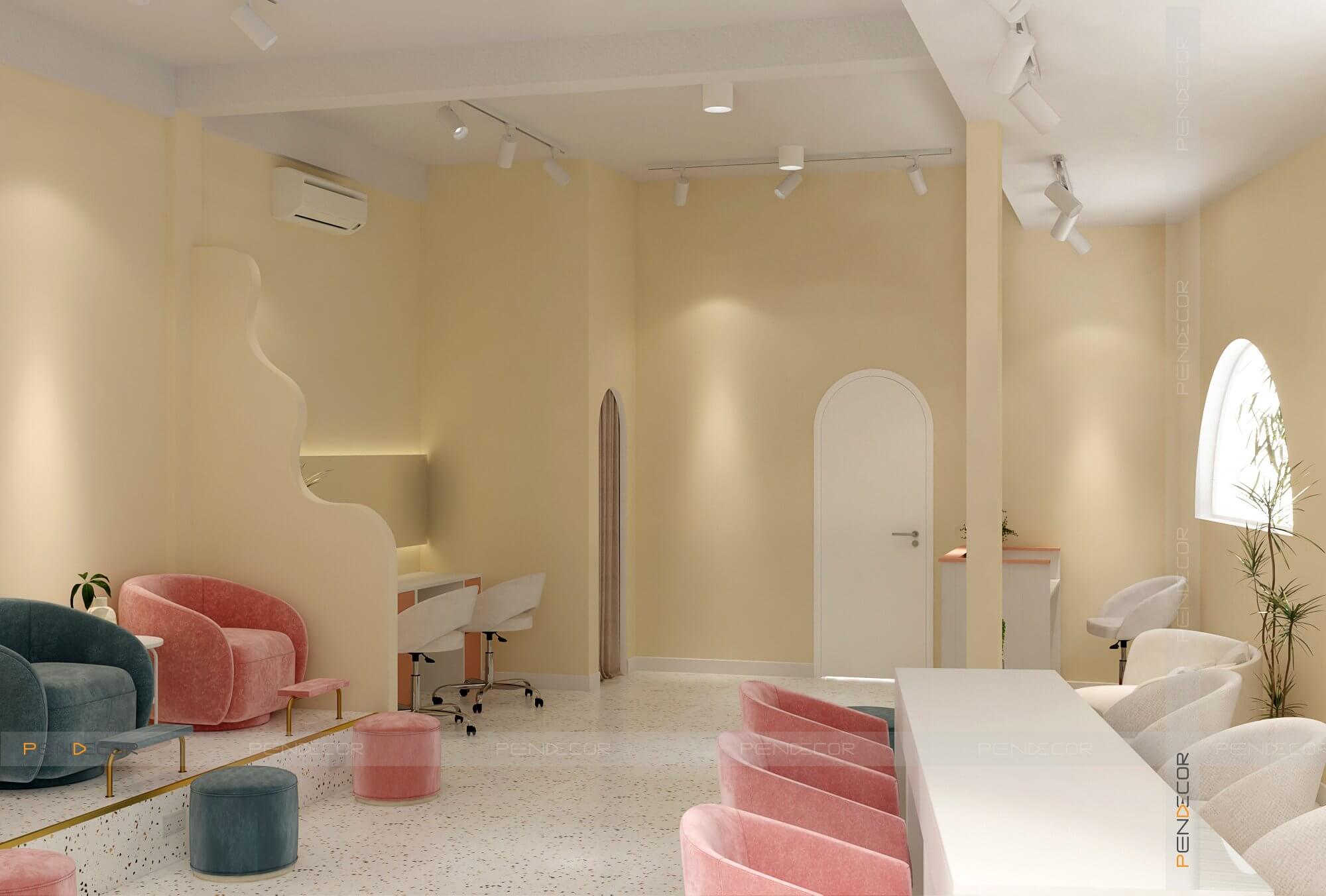 Thiết Kế Tiệm Nail Bebi