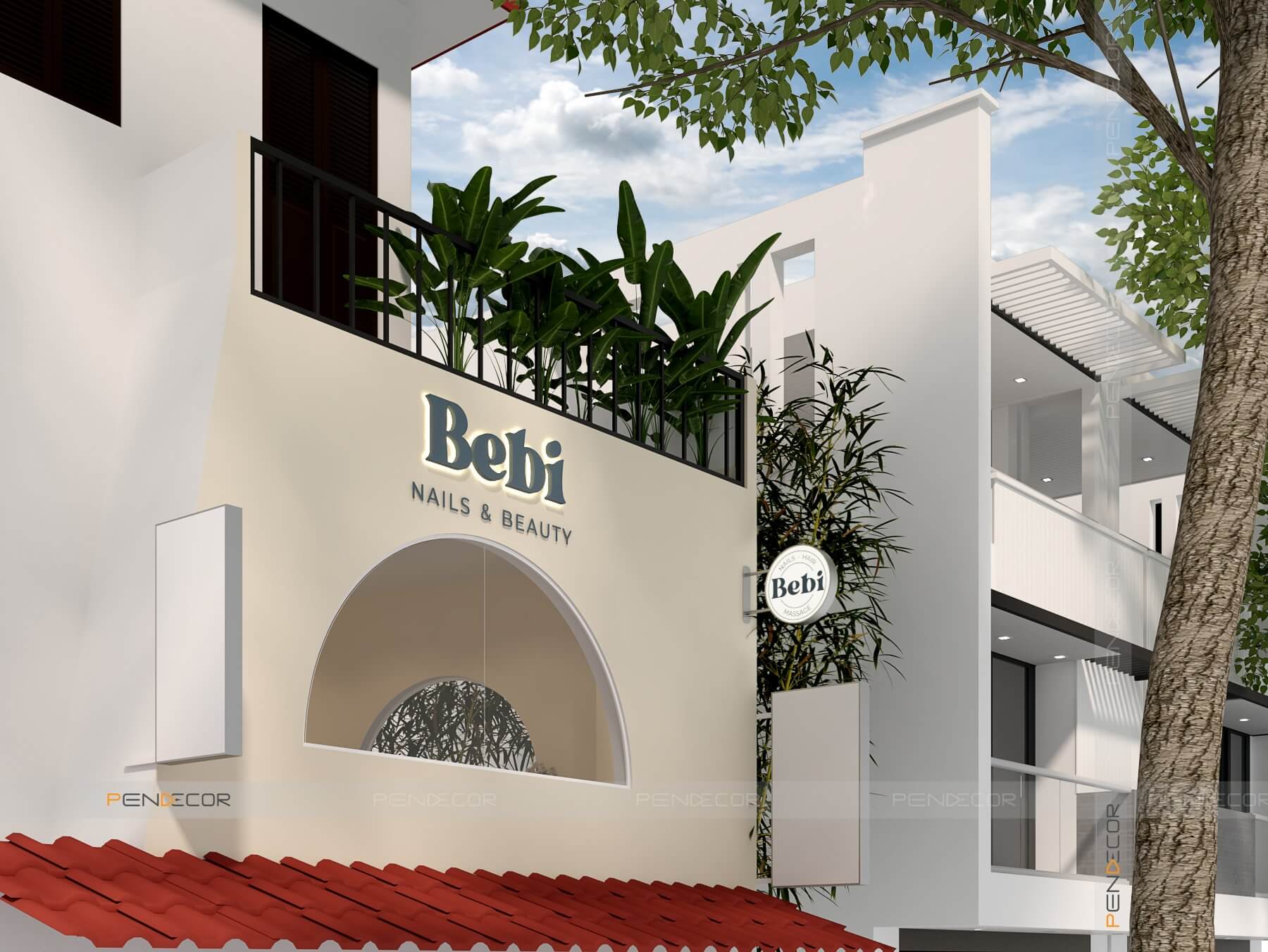 Thiết Kế Tiệm Nail Bebi