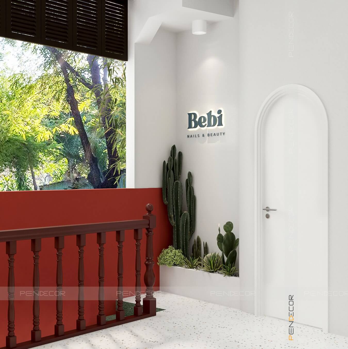 Thiết Kế Tiệm Nail Bebi