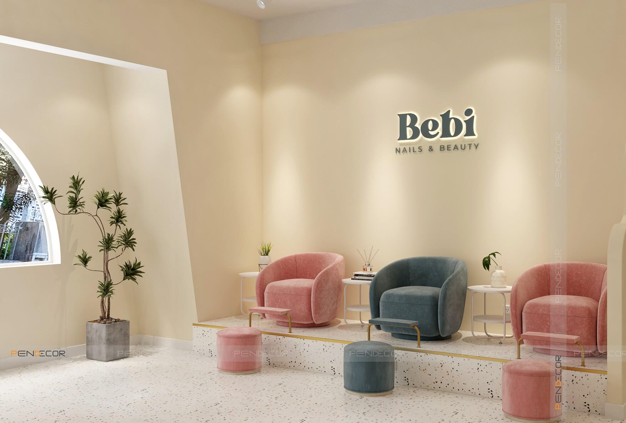 Thiết Kế Tiệm Nail Bebi